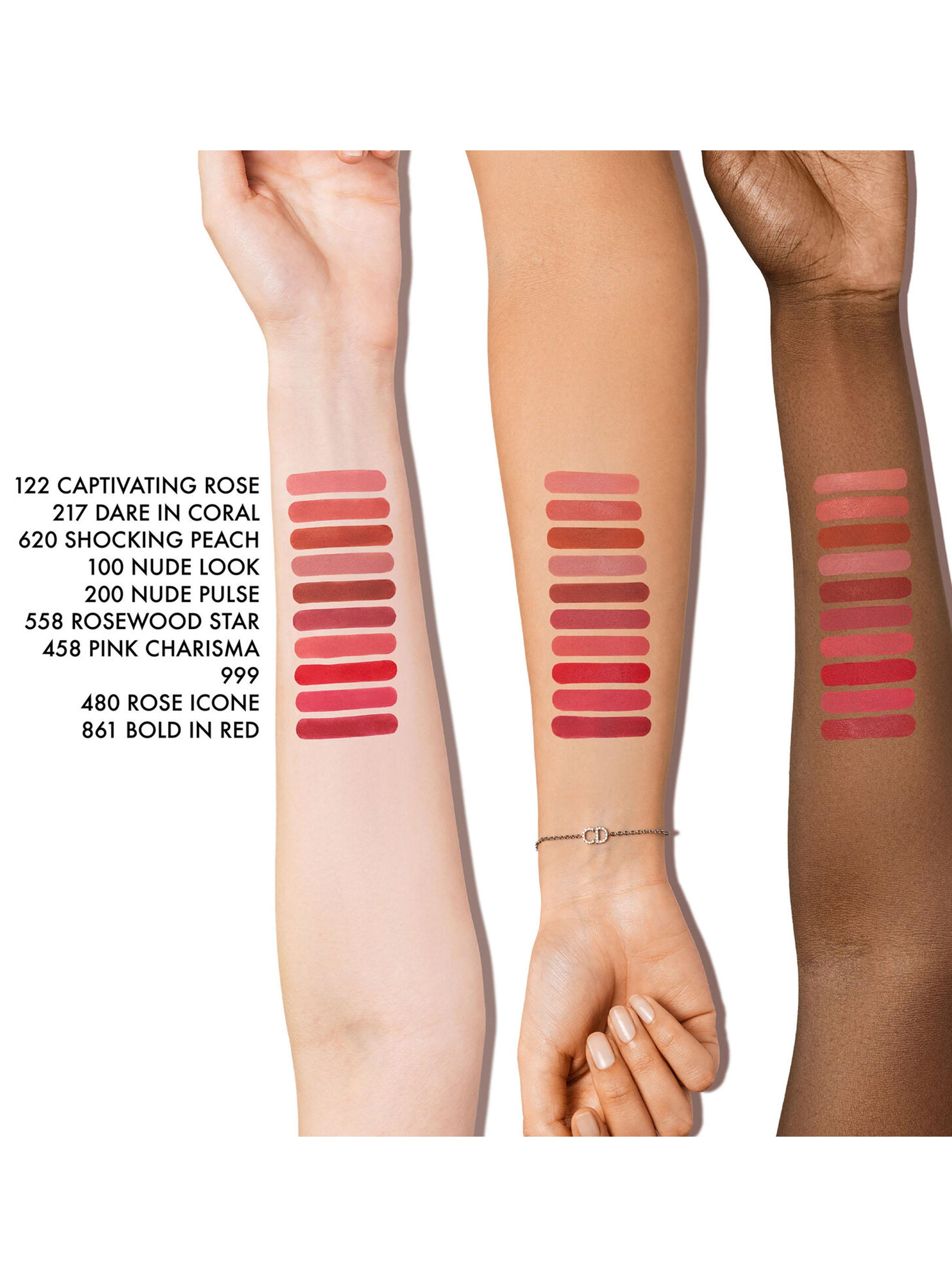 Labial Dior On Stage Ink Blur Matte Tono 100 Nude Look-3