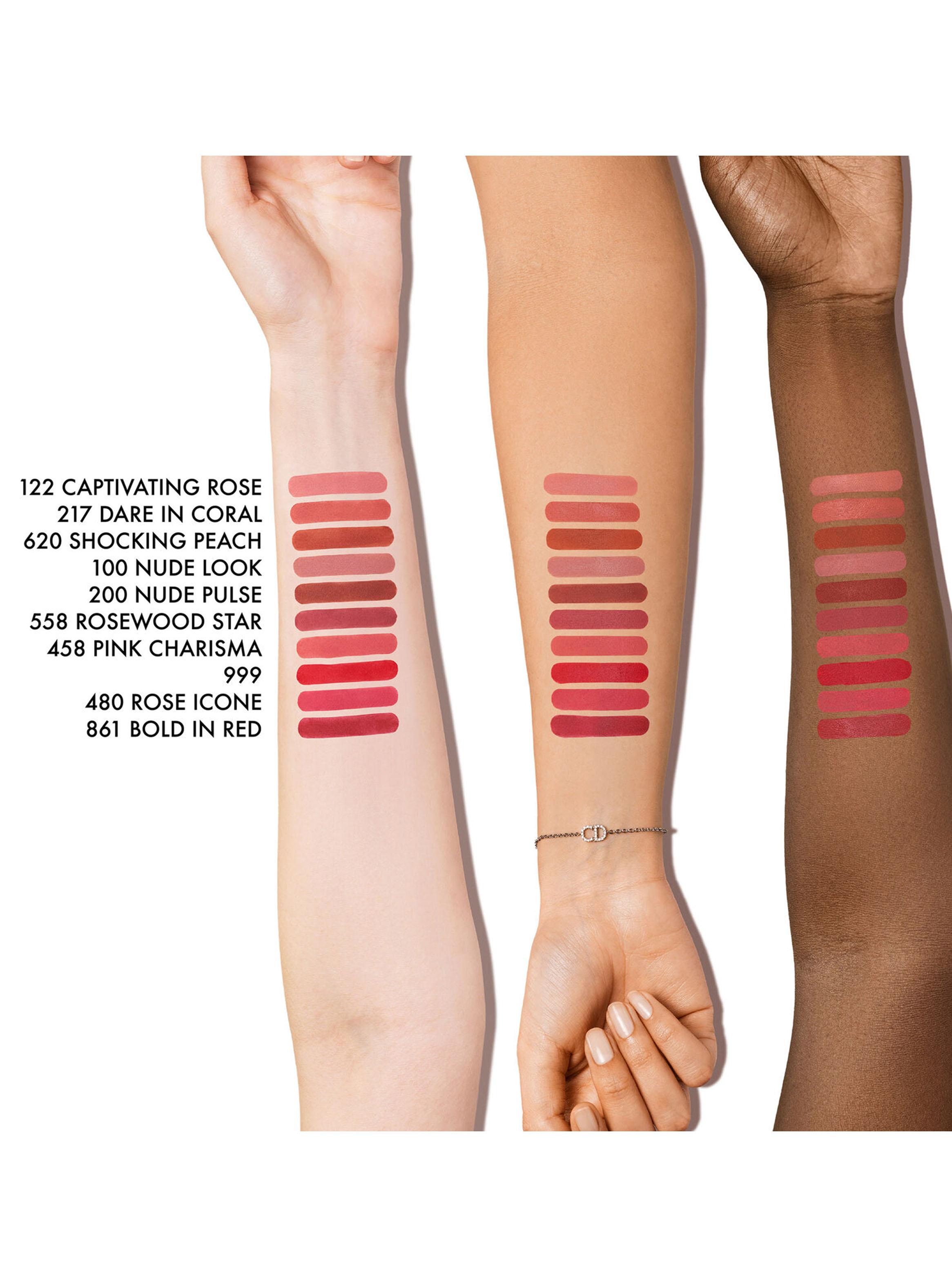 Labial Dior On Stage Ink Blur Matte Tono 122 Captivating Rose-3