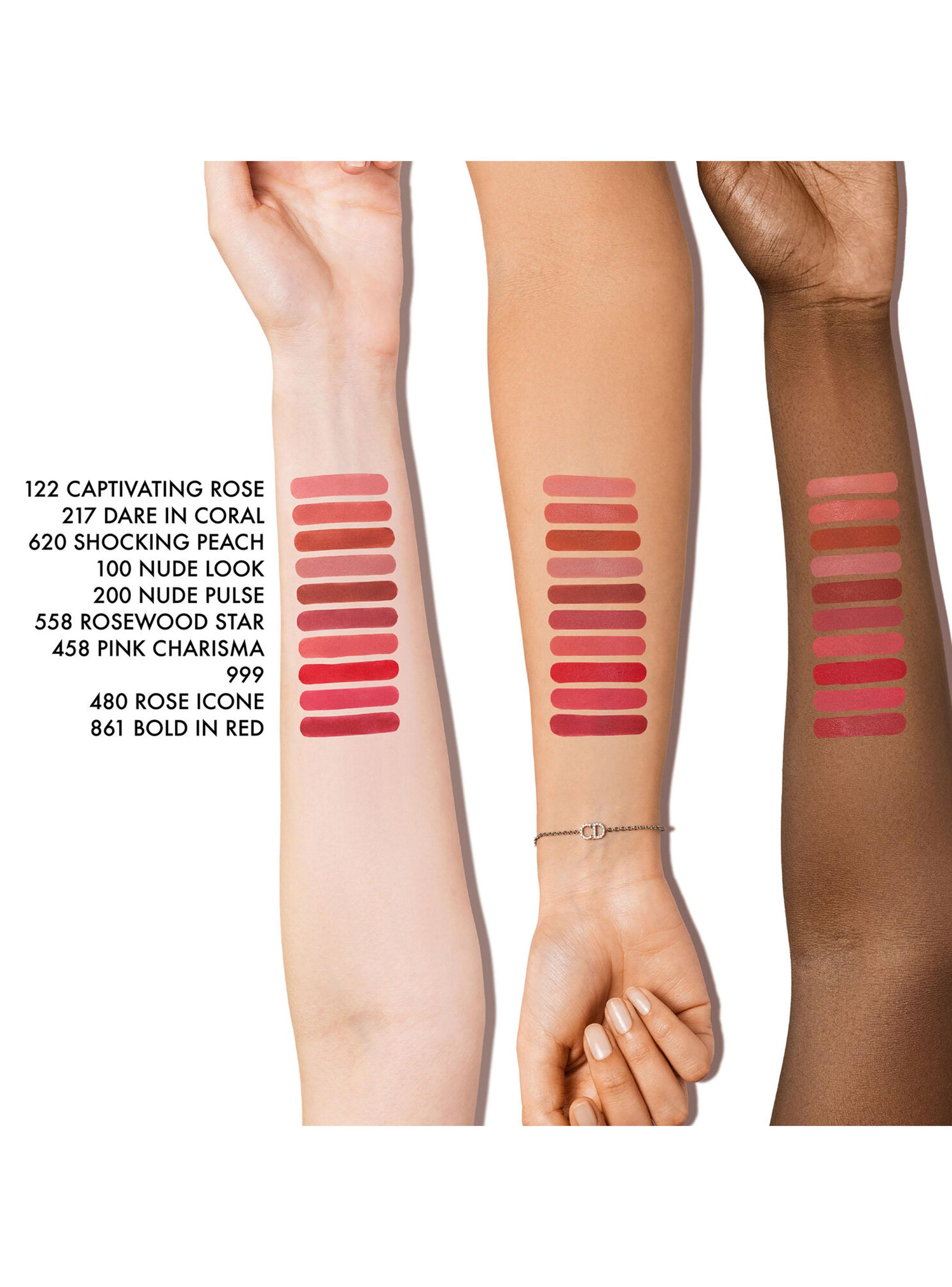 Labial Dior On Stage Ink Blur Matte Tono 480 Rose Icone-3