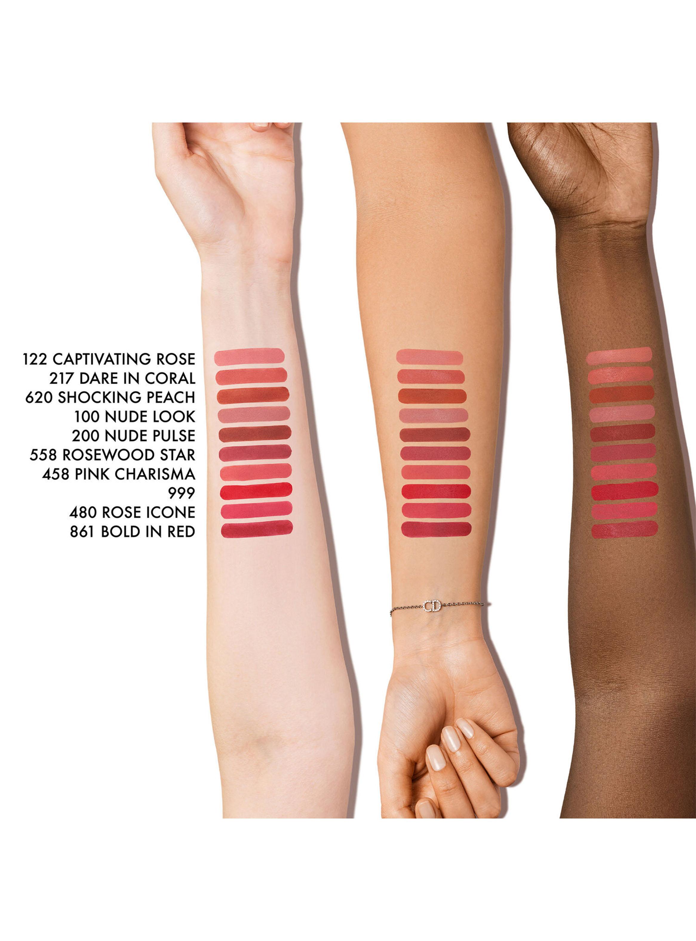 Labial Dior On Stage Ink Blur Matte Tono 558 Rosewood Star-3
