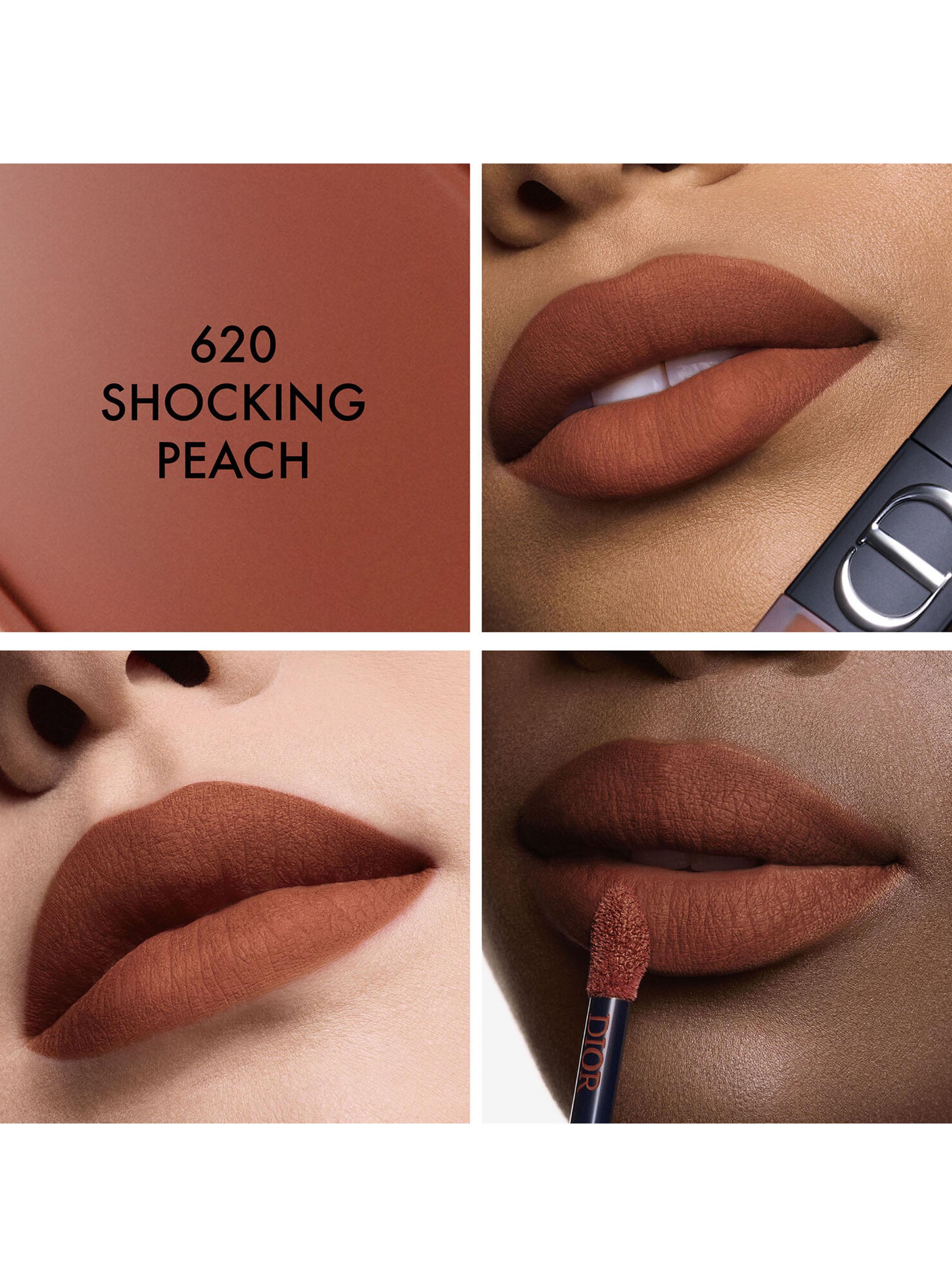 Labial Dior On Stage Ink Blur Matte 620 Shocking Peach-2