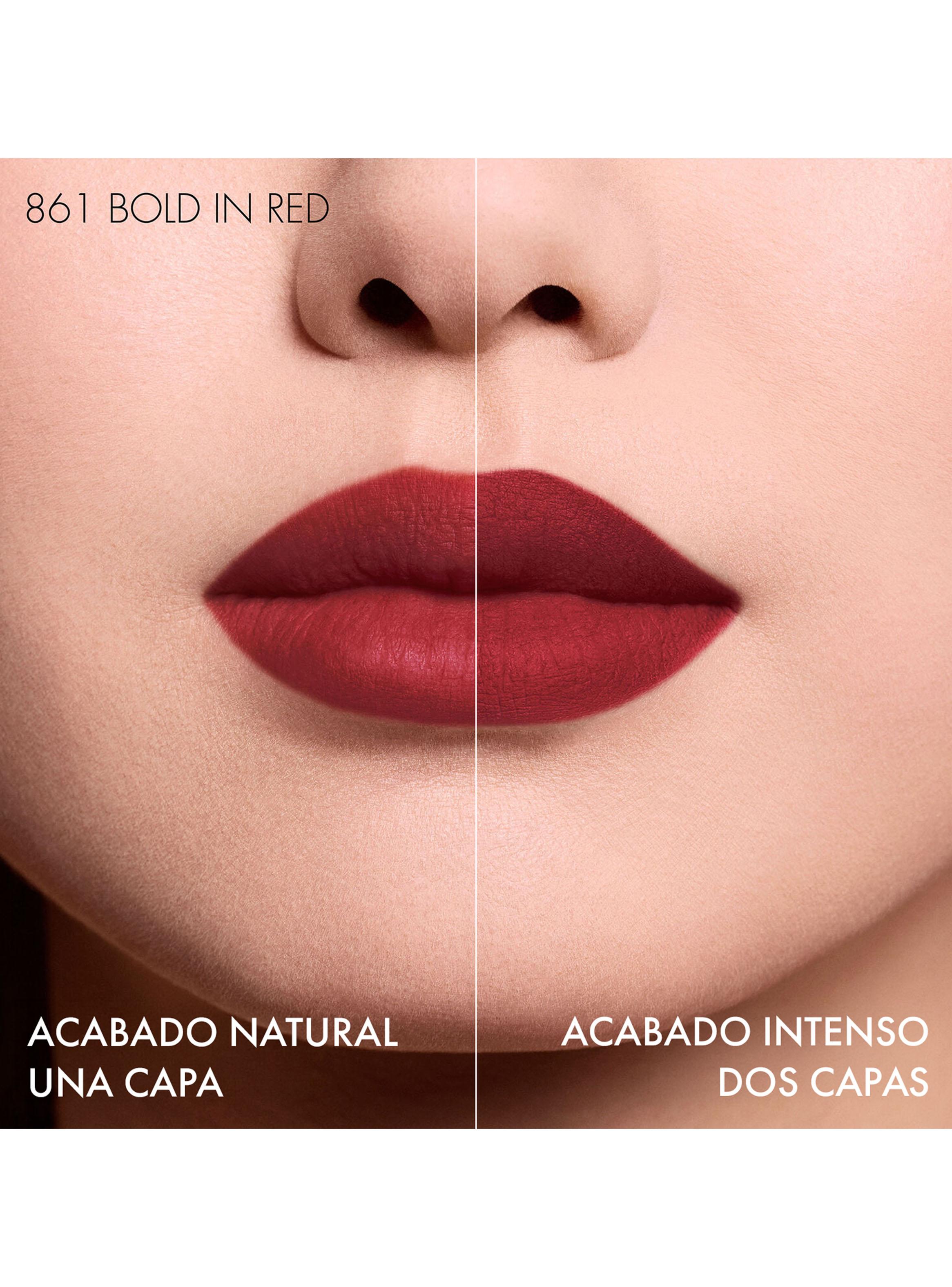 Labial Dior On Stage Ink Blur Matte Tono 861 Bold in Red-3