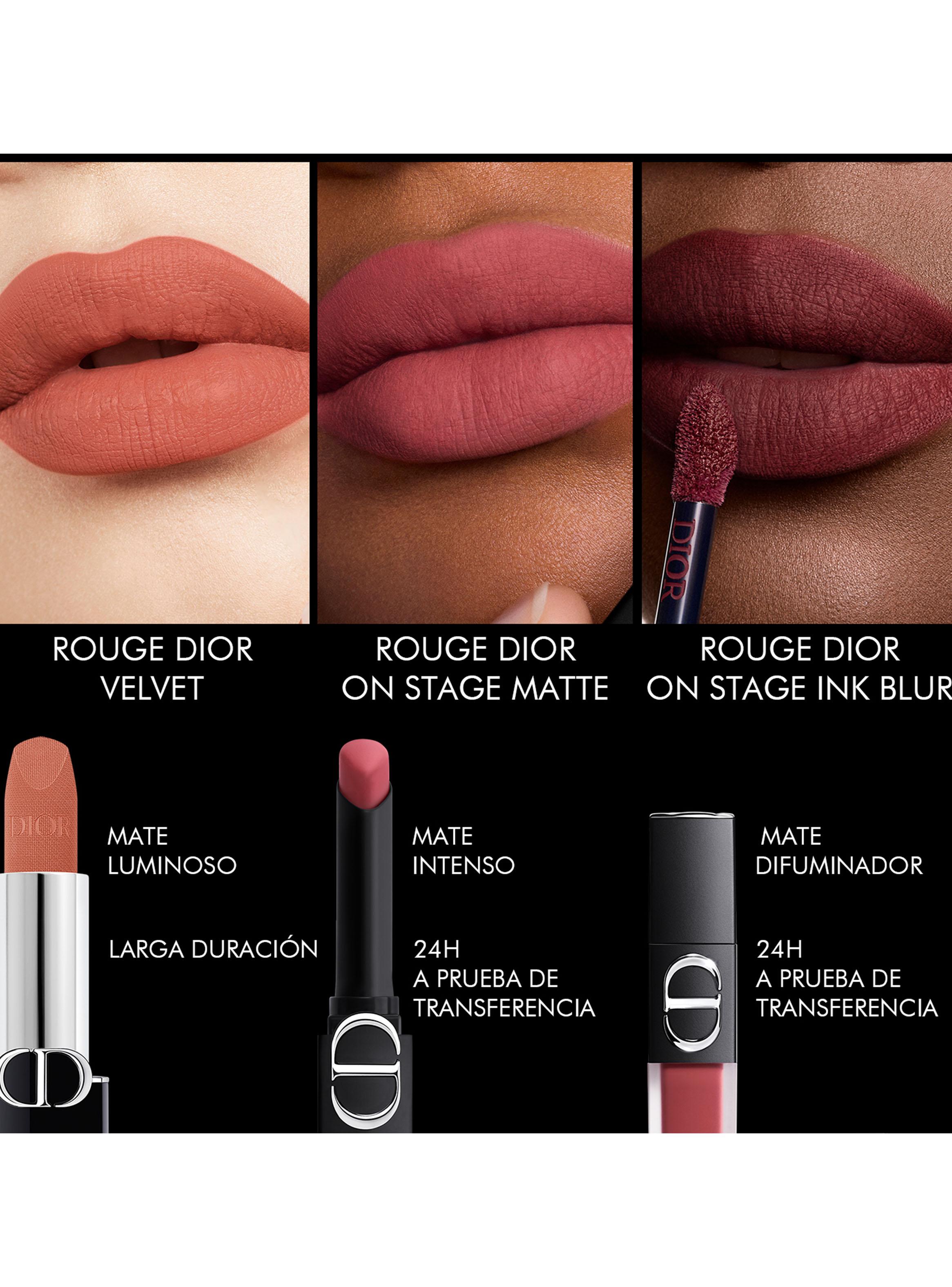 Labial Dior On Stage Ink Blur Matte Tono 999-4