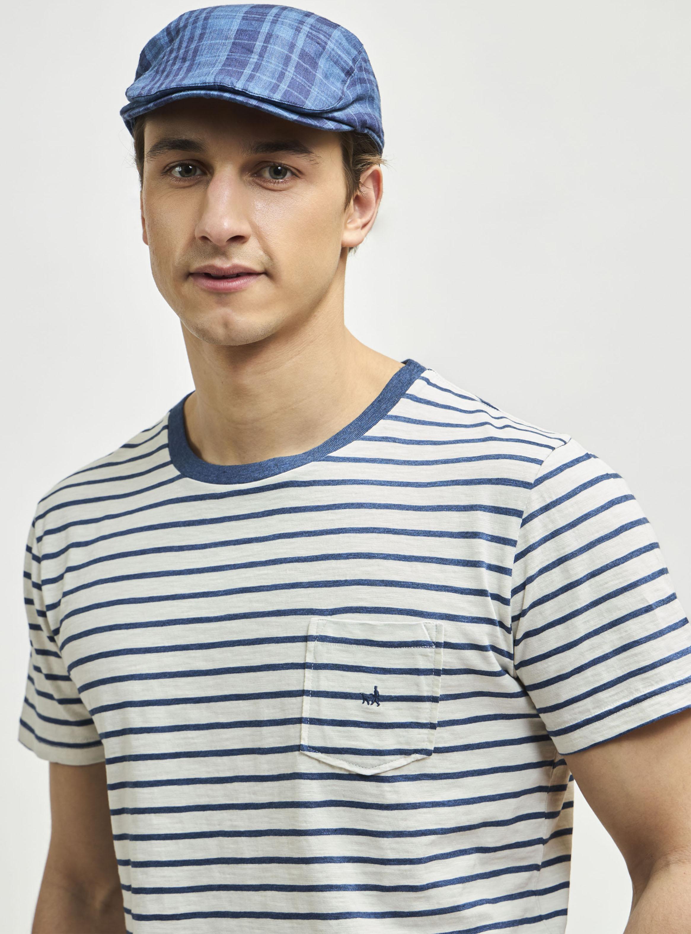 Polera Cuello Redondo Slub Rayada-2