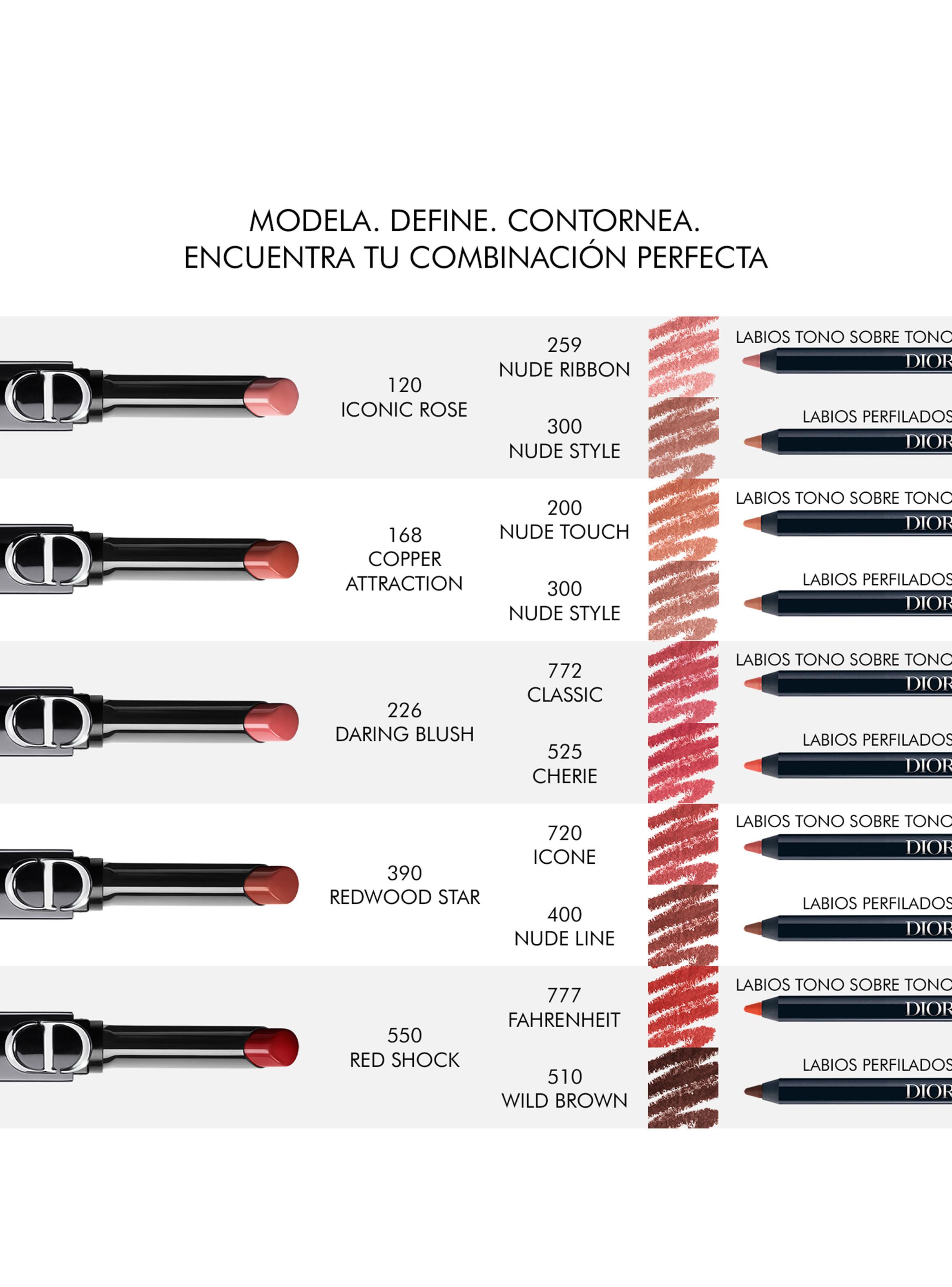 Labial Dior On Stage Tono 328 Dazzling Rose-5