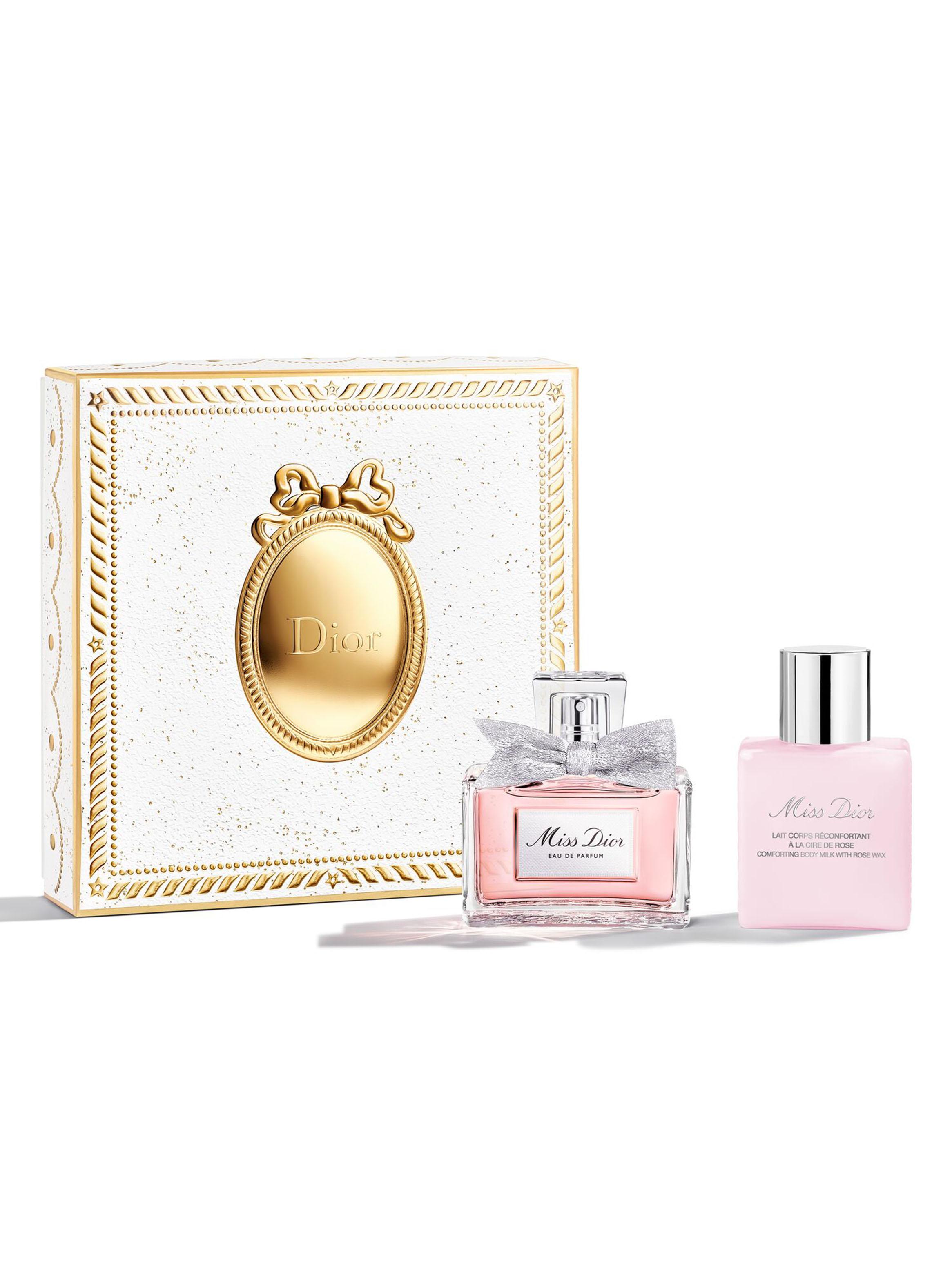 Set de Perfume Cofre Miss Dior EDP Mujer 50 ml y Leche Corporal 75 ml Edición Limitada-0