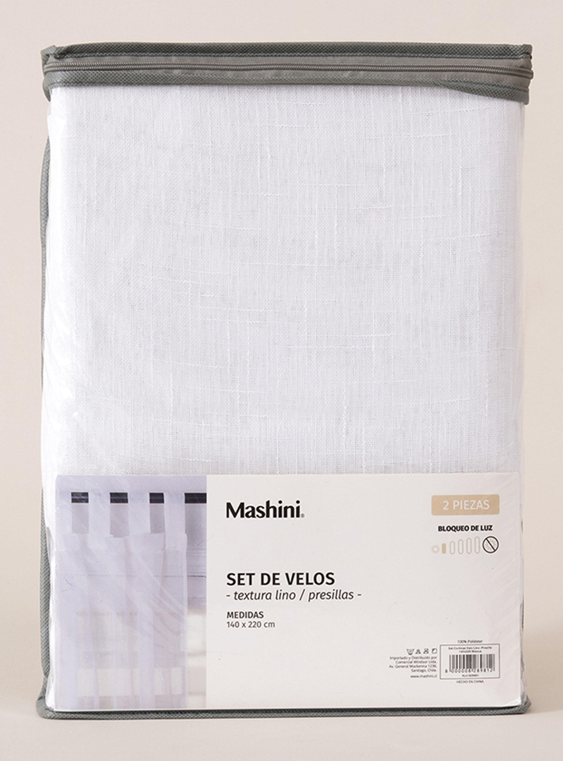 Set de Cortinas Velo Lino-Pres Blanco-2