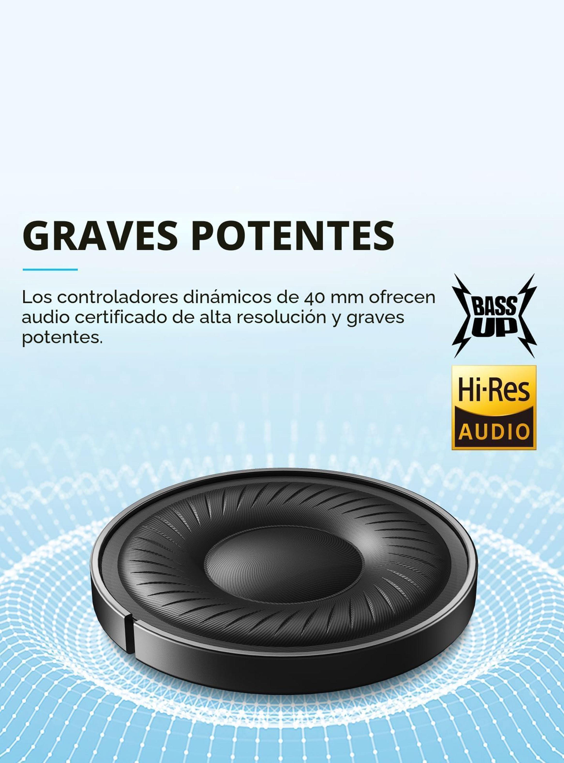 Audífonos Bluetooth Soundcore Q20i Bluetooth ANC Negro-2