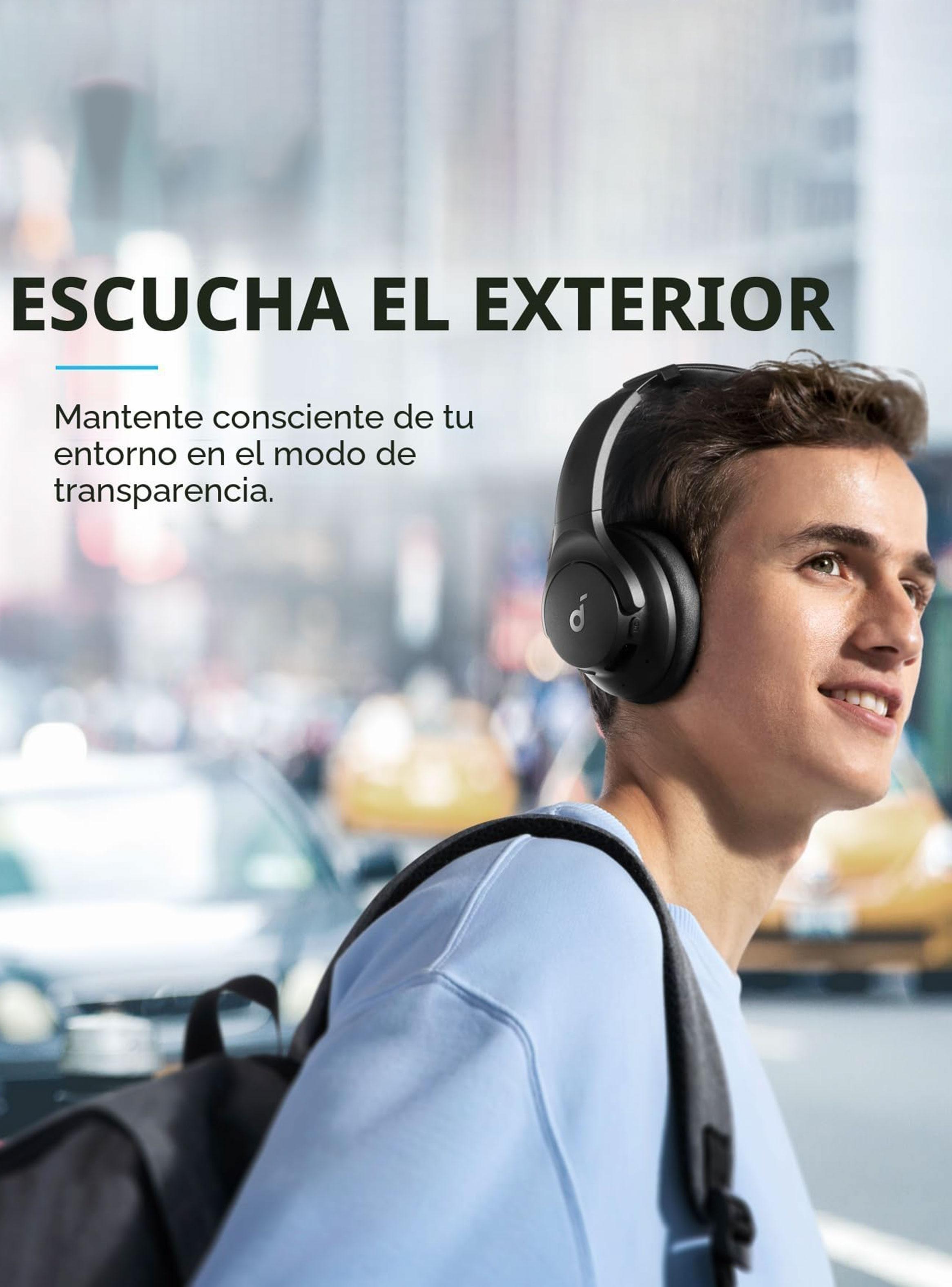 Audífonos Bluetooth Soundcore Q20i Bluetooth ANC Negro-4