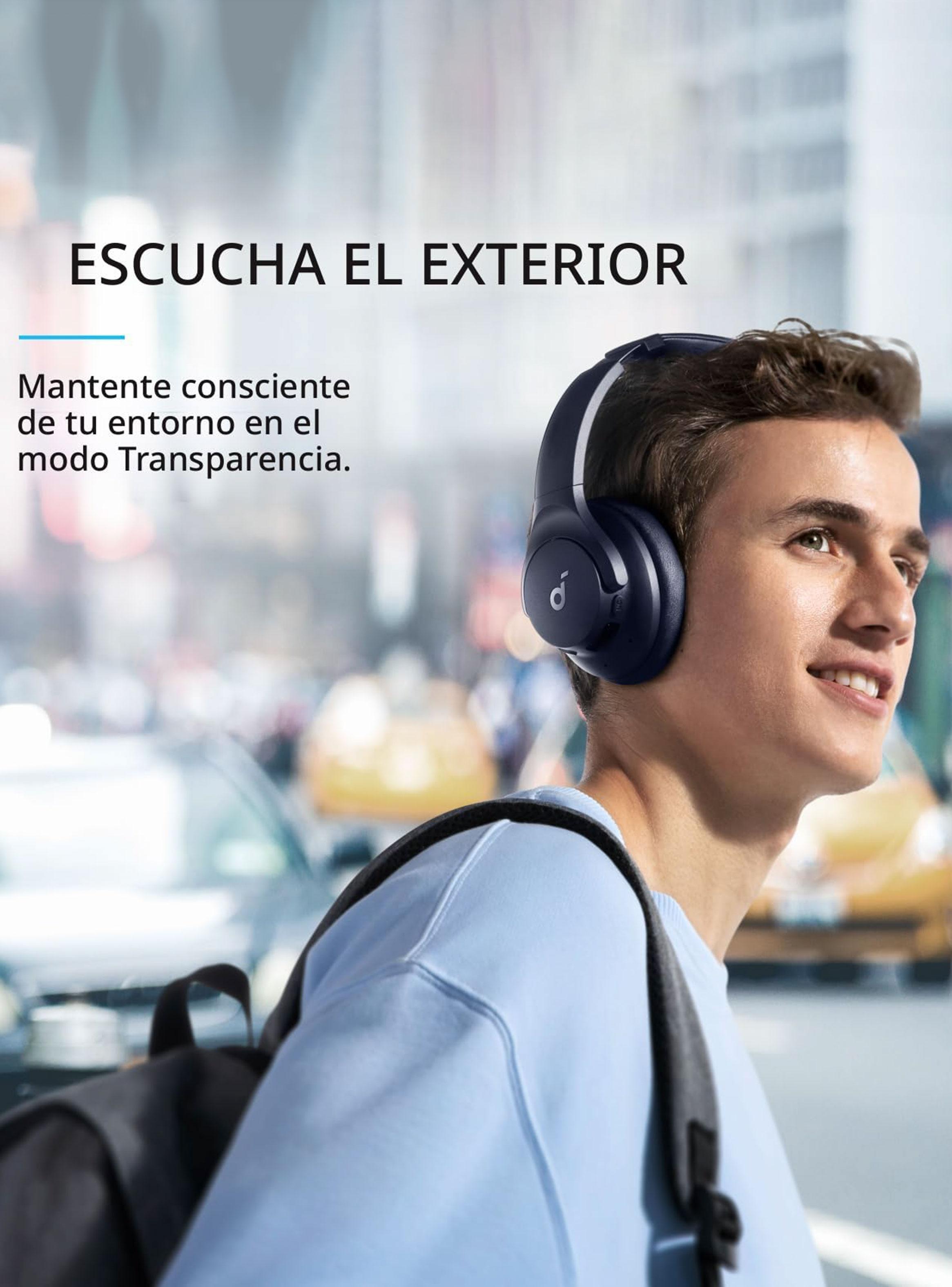 Audífonos Bluetooth Soundcore Q20i ANC Azul-4