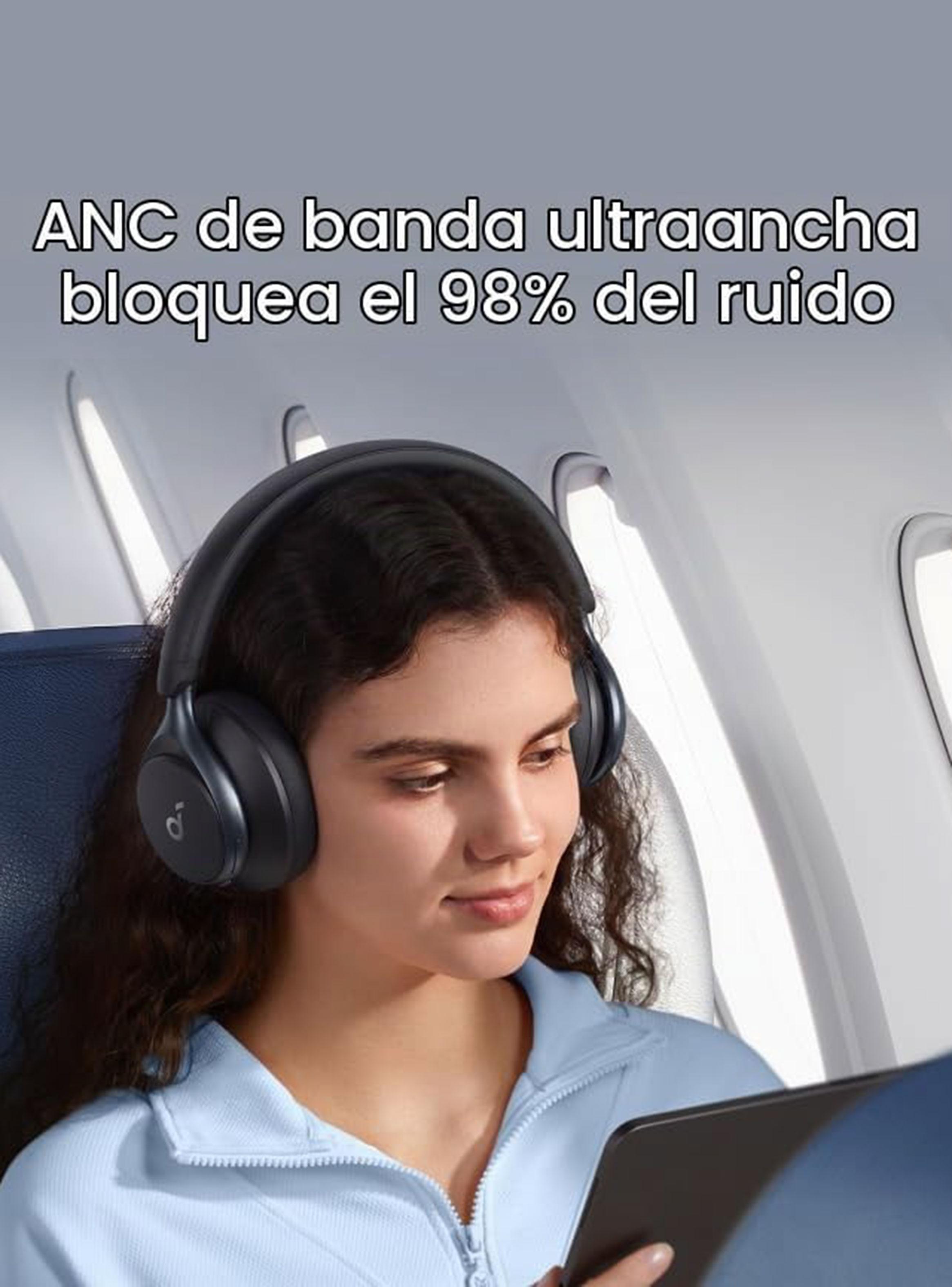 Audífonos Bluetooth Soundcore Space One Bluetooth ANC-4