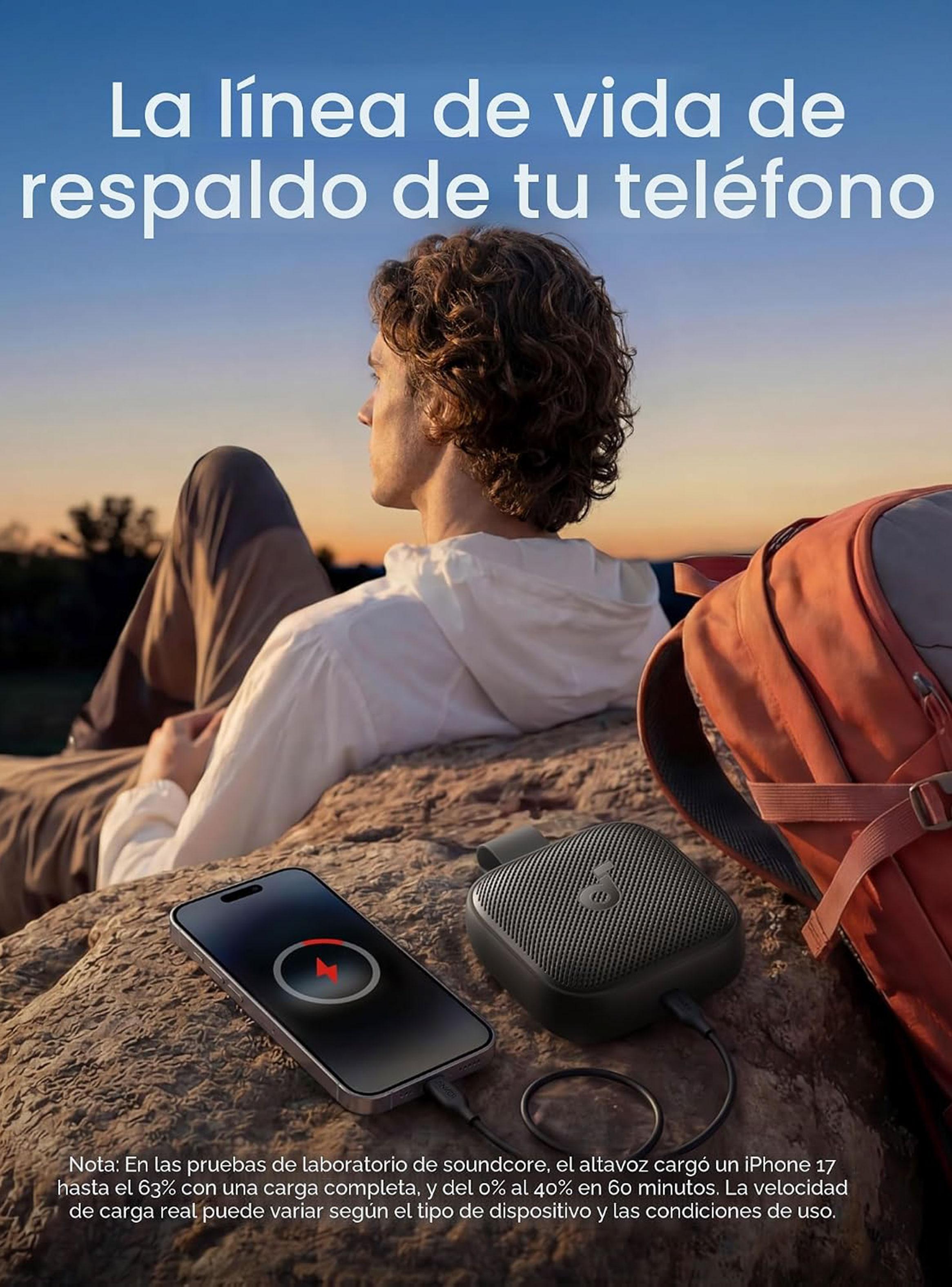 Parlante Bluetooth Soundcore Boom Go 3i Negro-5