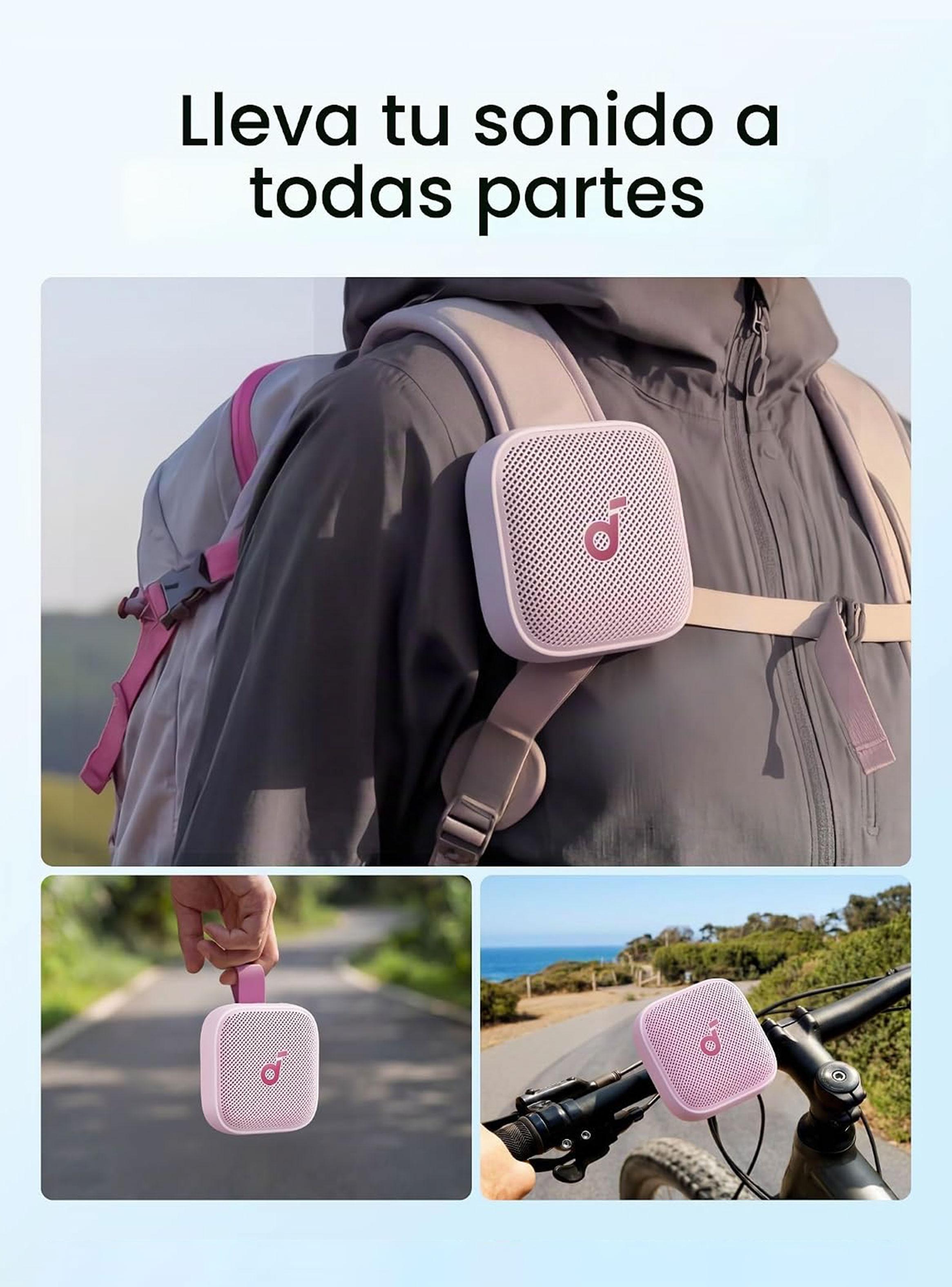 Parlante Bluetooth Soundcore Boom Go 3i Rosa-3