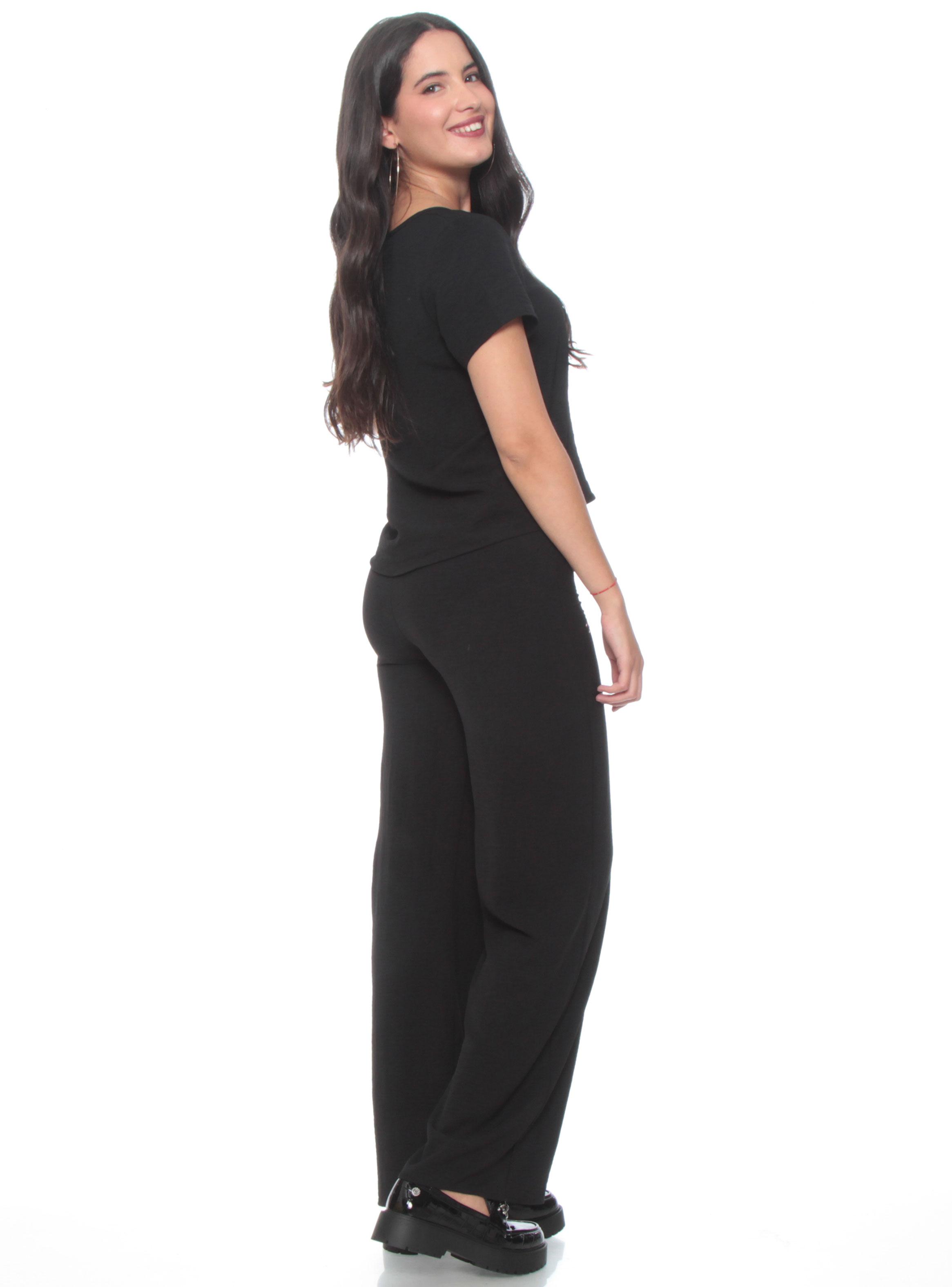 Blusa Manga Corta Escote Redondo Regular-4