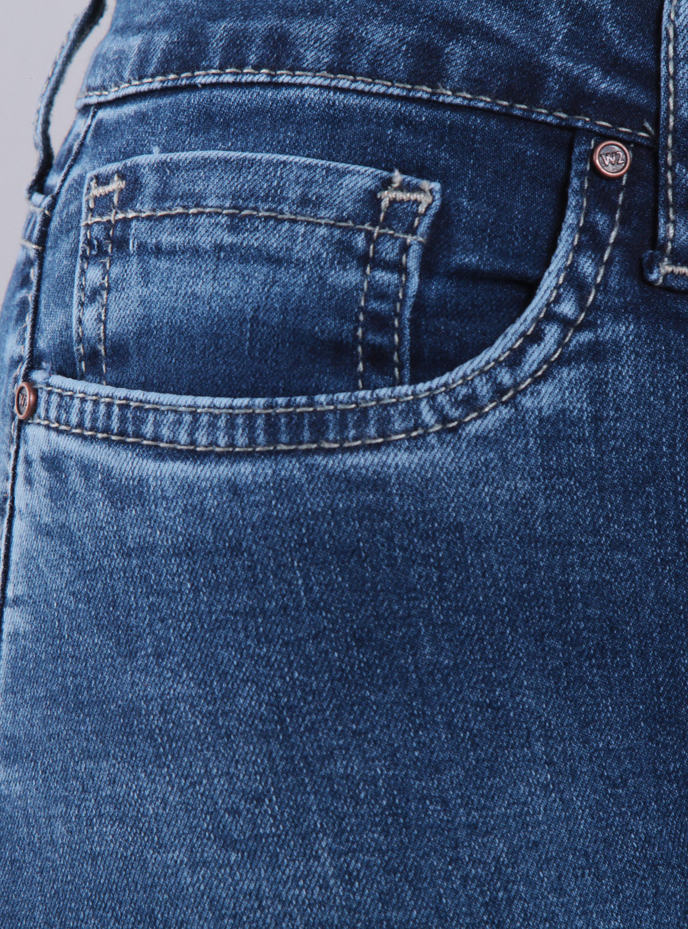 Jeans Recto Tiro Alto Básico Pretina Michelle-2