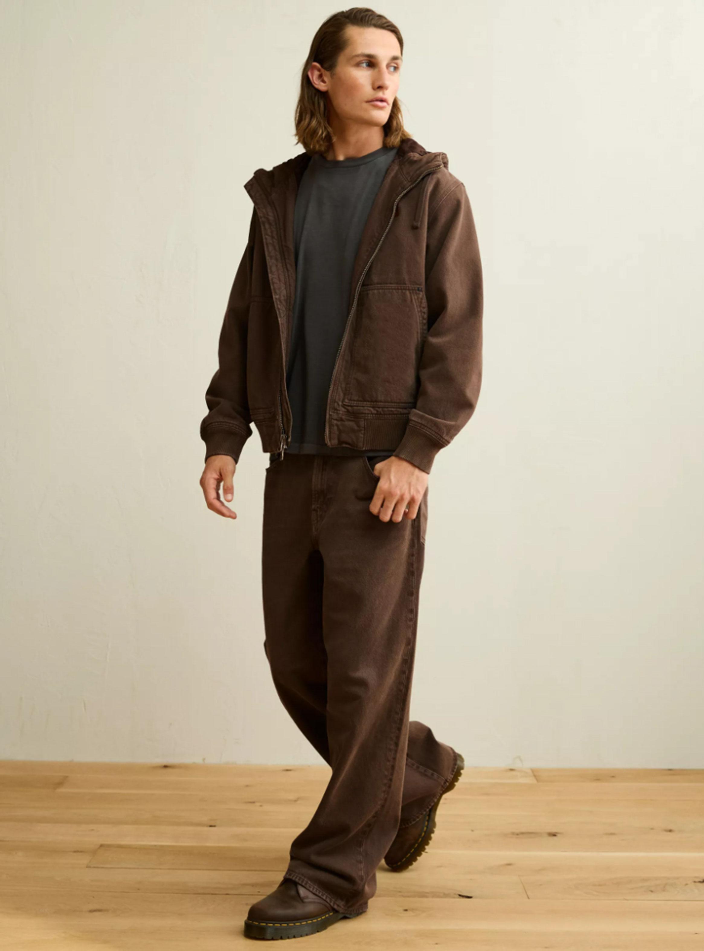 Polerón AE x Lamine Yamal de Denim con Capucha-2
