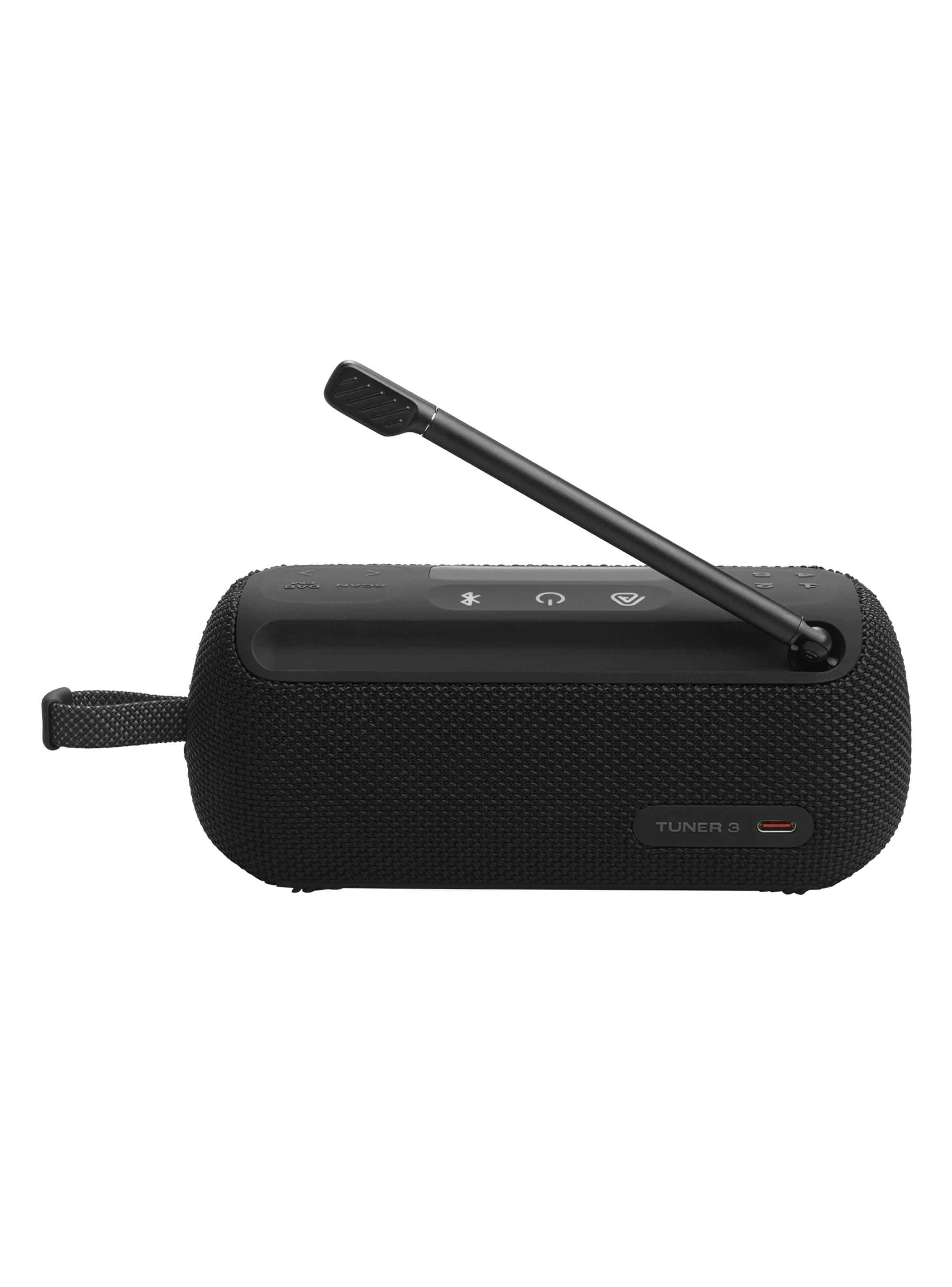 Parlante Portátil Bluetooth con Radio FM Tuner 3 Negro-1