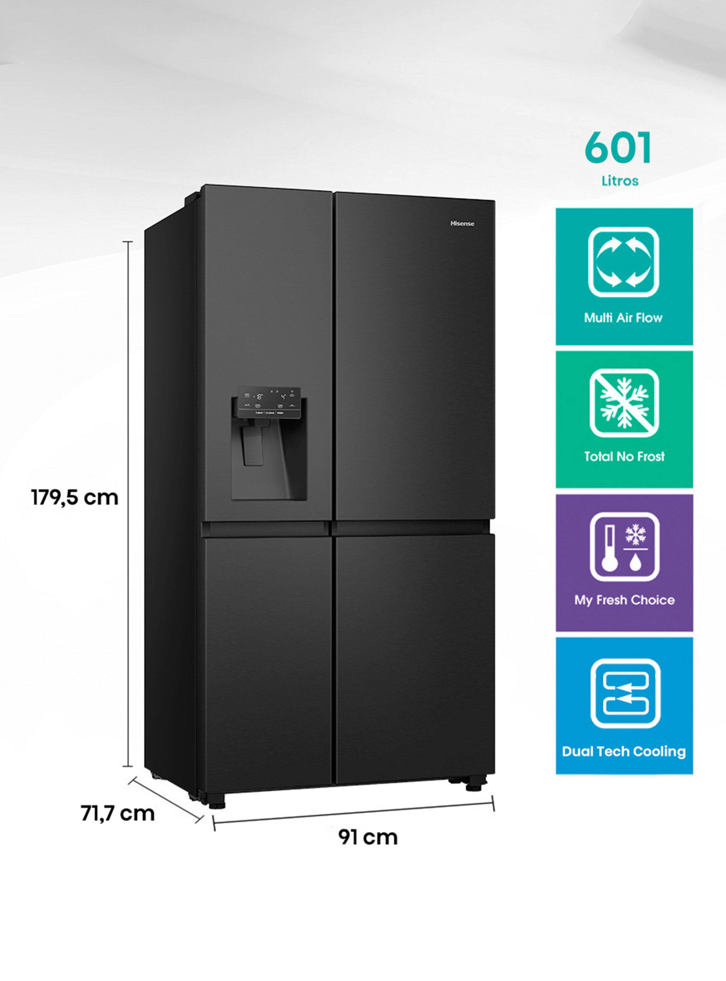 Refrigerador Side by Side No Frost 601 Litros RS781BV-1