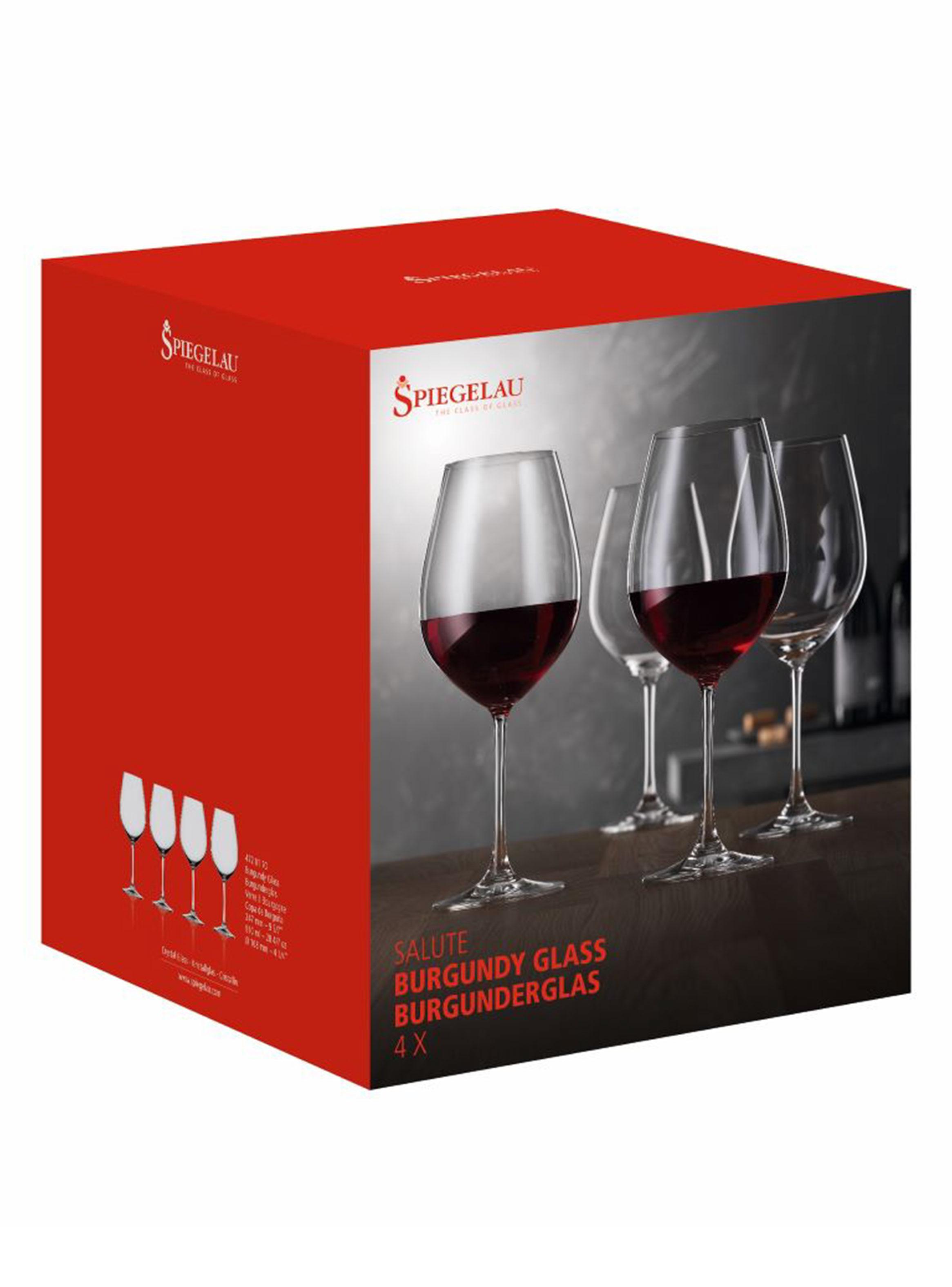Set de 4 Copas Salute Burgundy-4