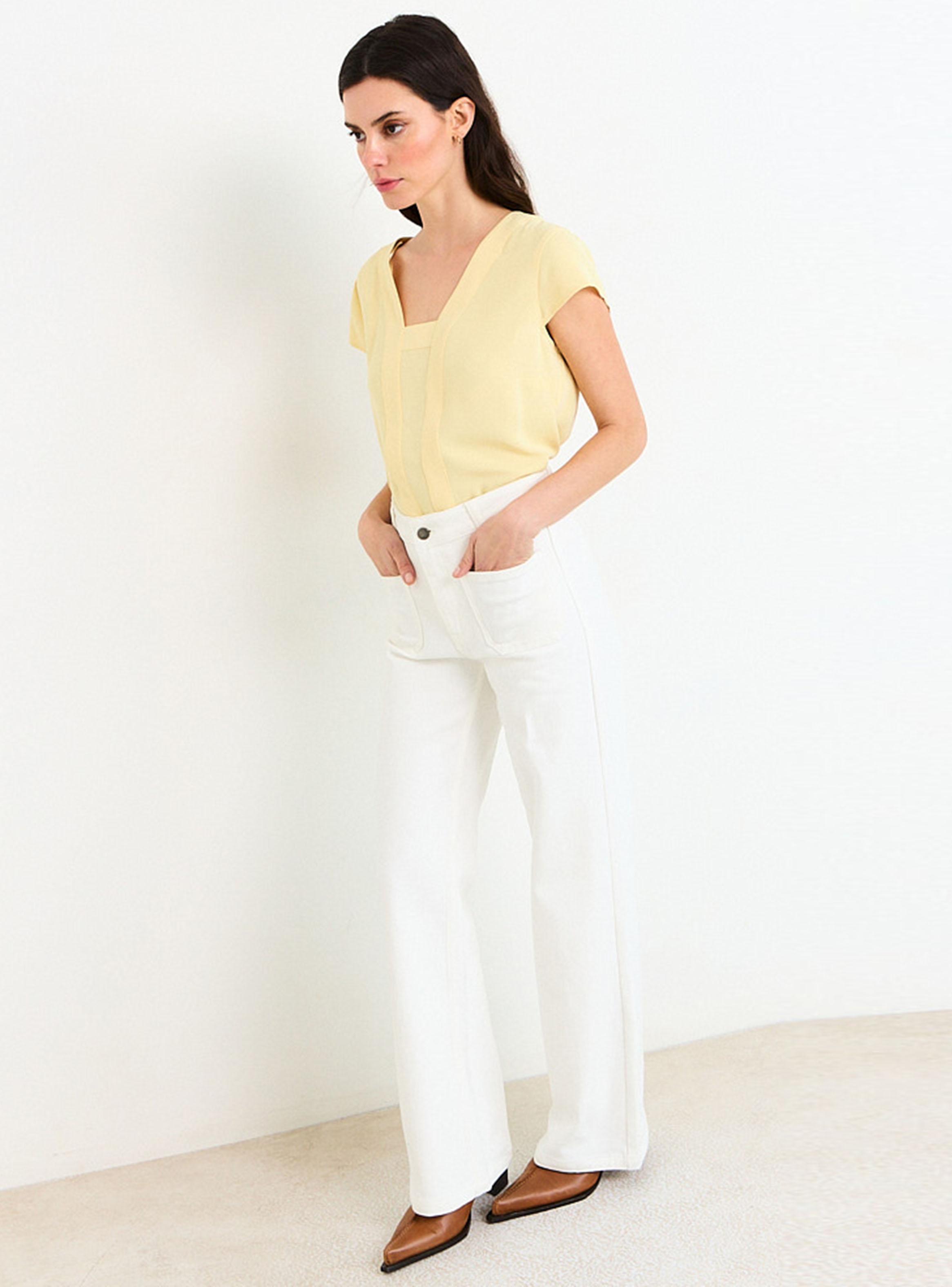 Blusa Lisa con Mangas-4