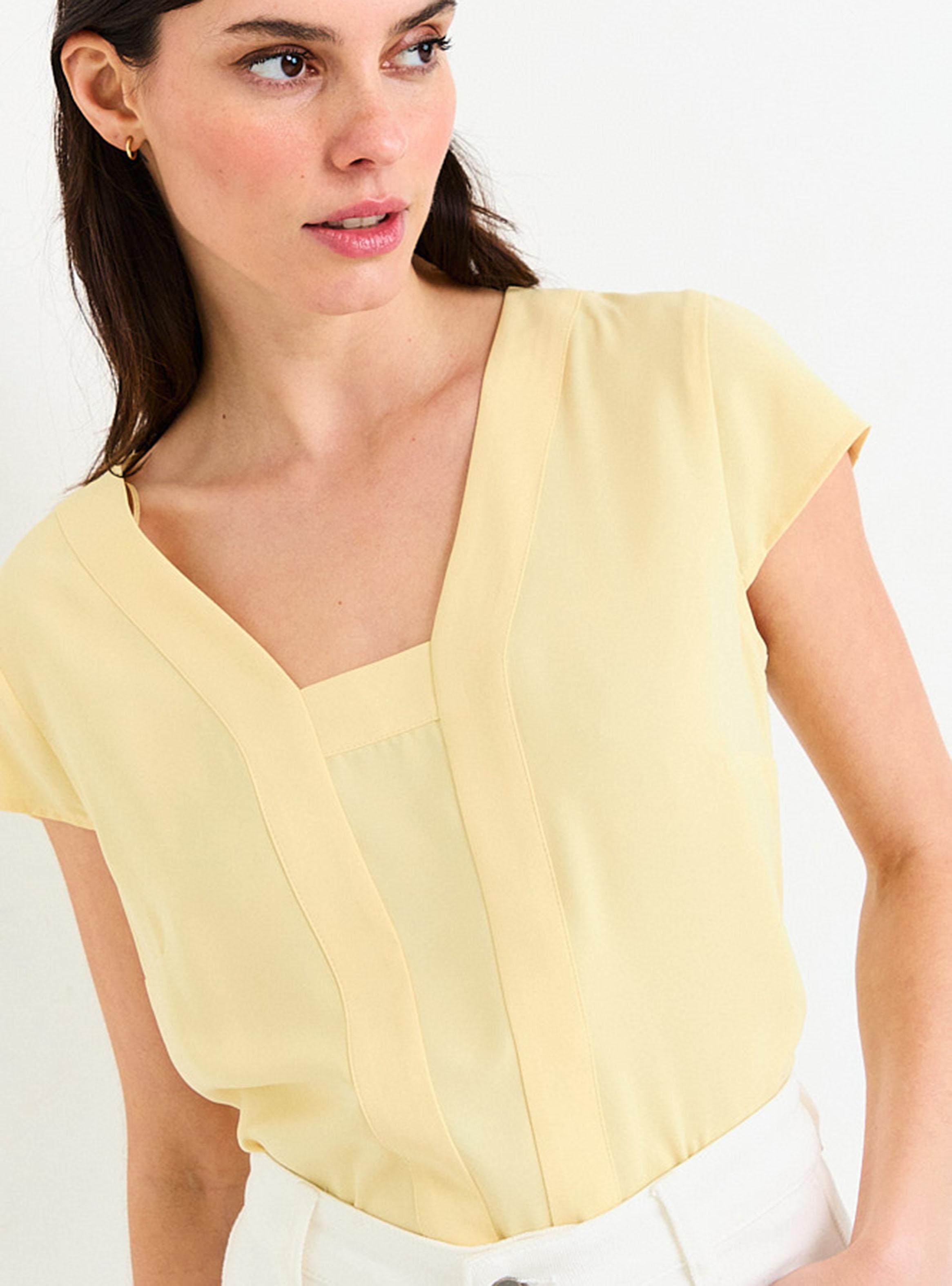 Blusa Lisa con Mangas-2