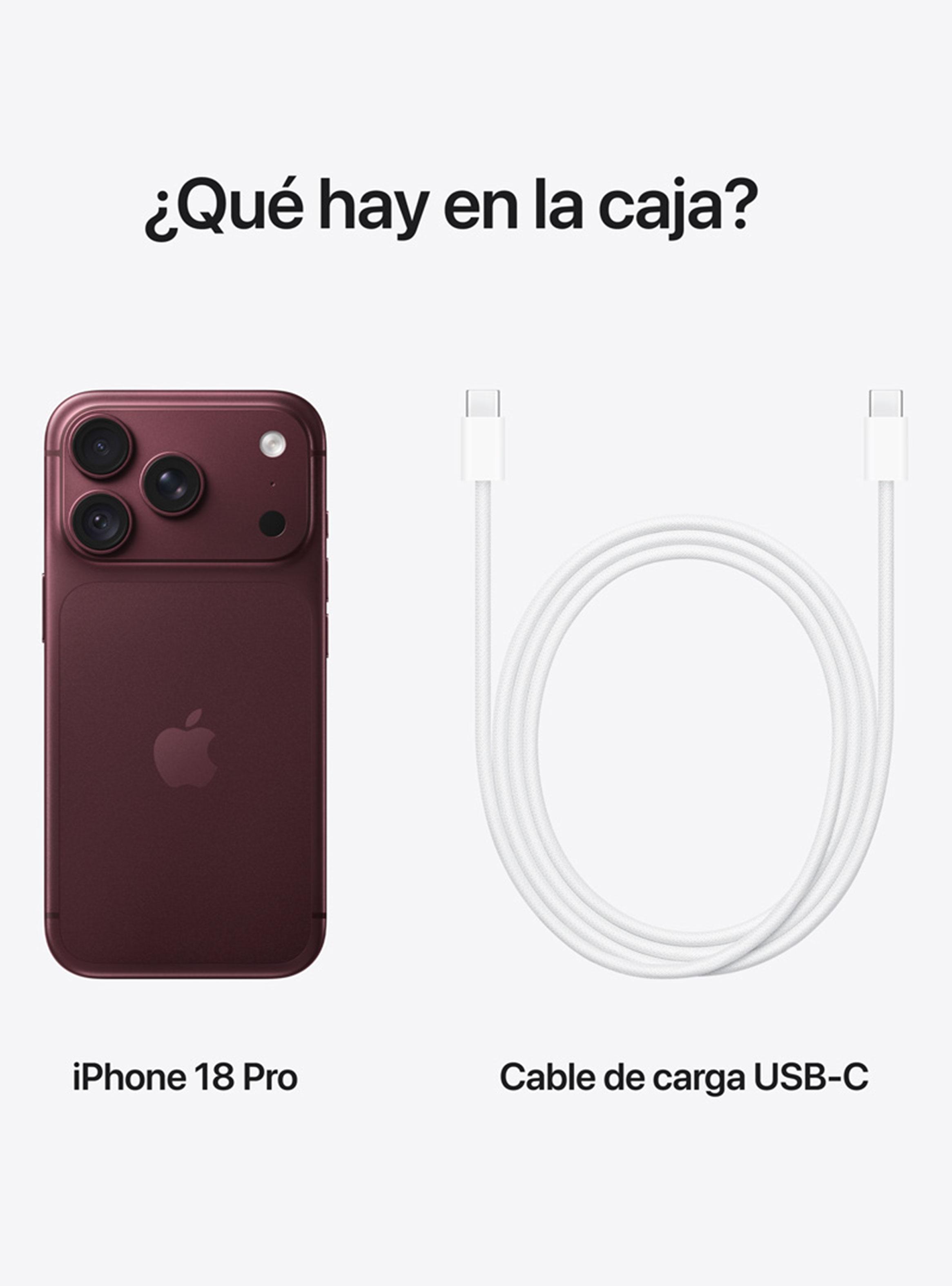 iPhone 18 Pro 512GB Burdeo Liberado-2