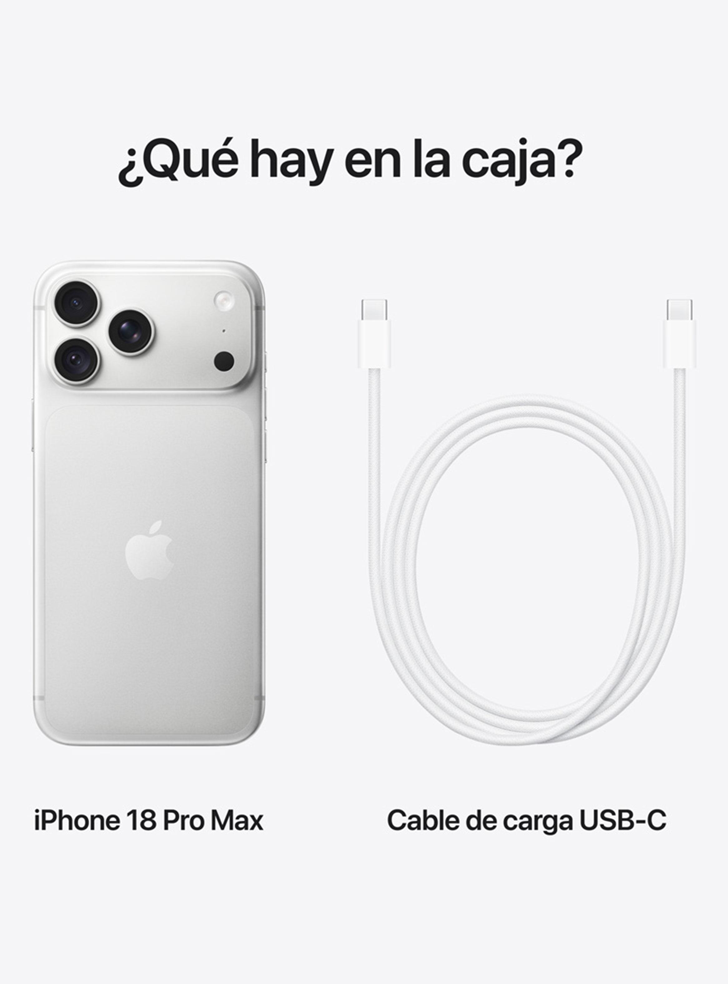 iPhone 18 Pro Max 256GB Plata Liberado-2