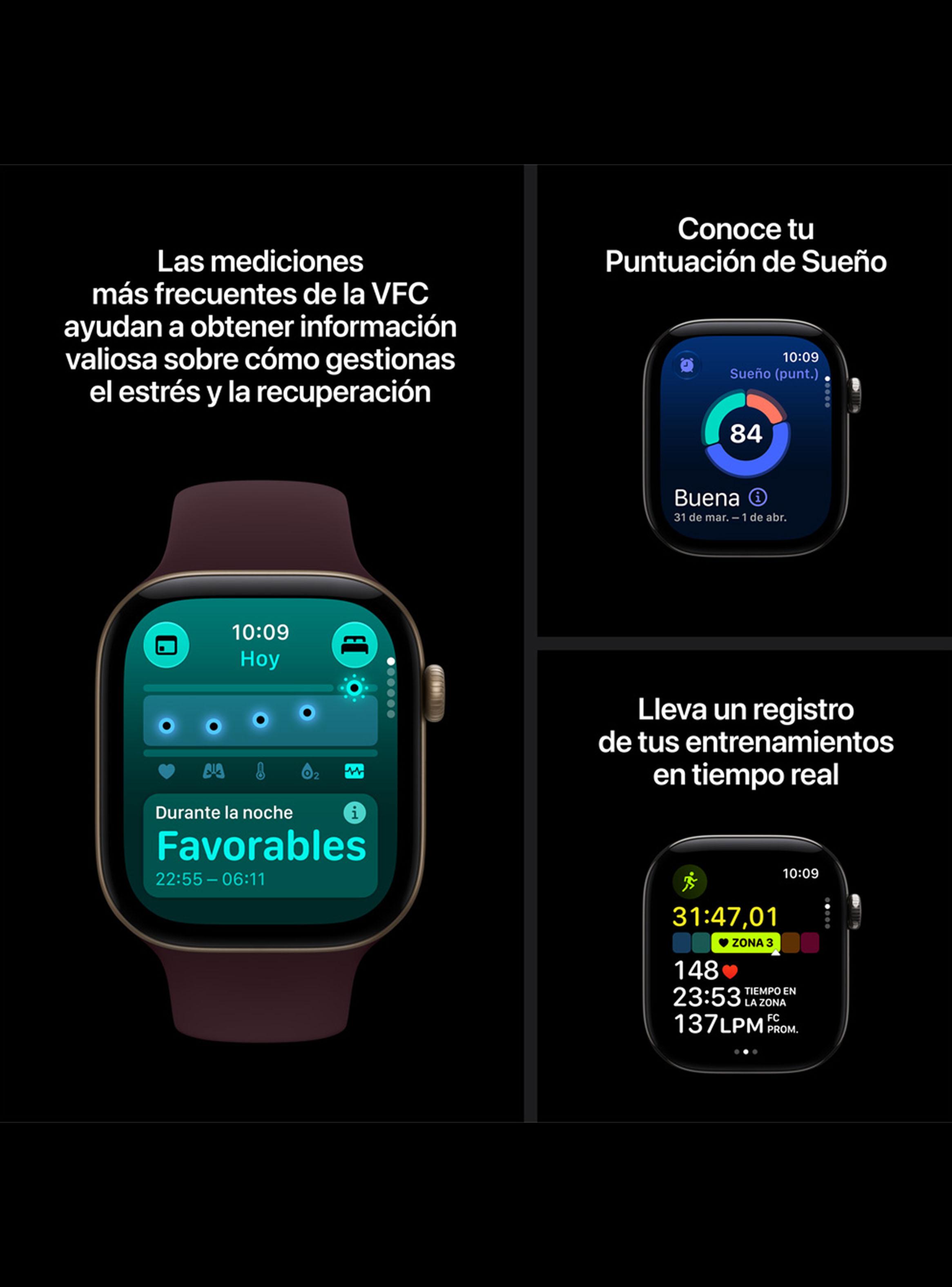 Apple Watch Series 12 GPS 46mm Azul Marino Talla M/L-3
