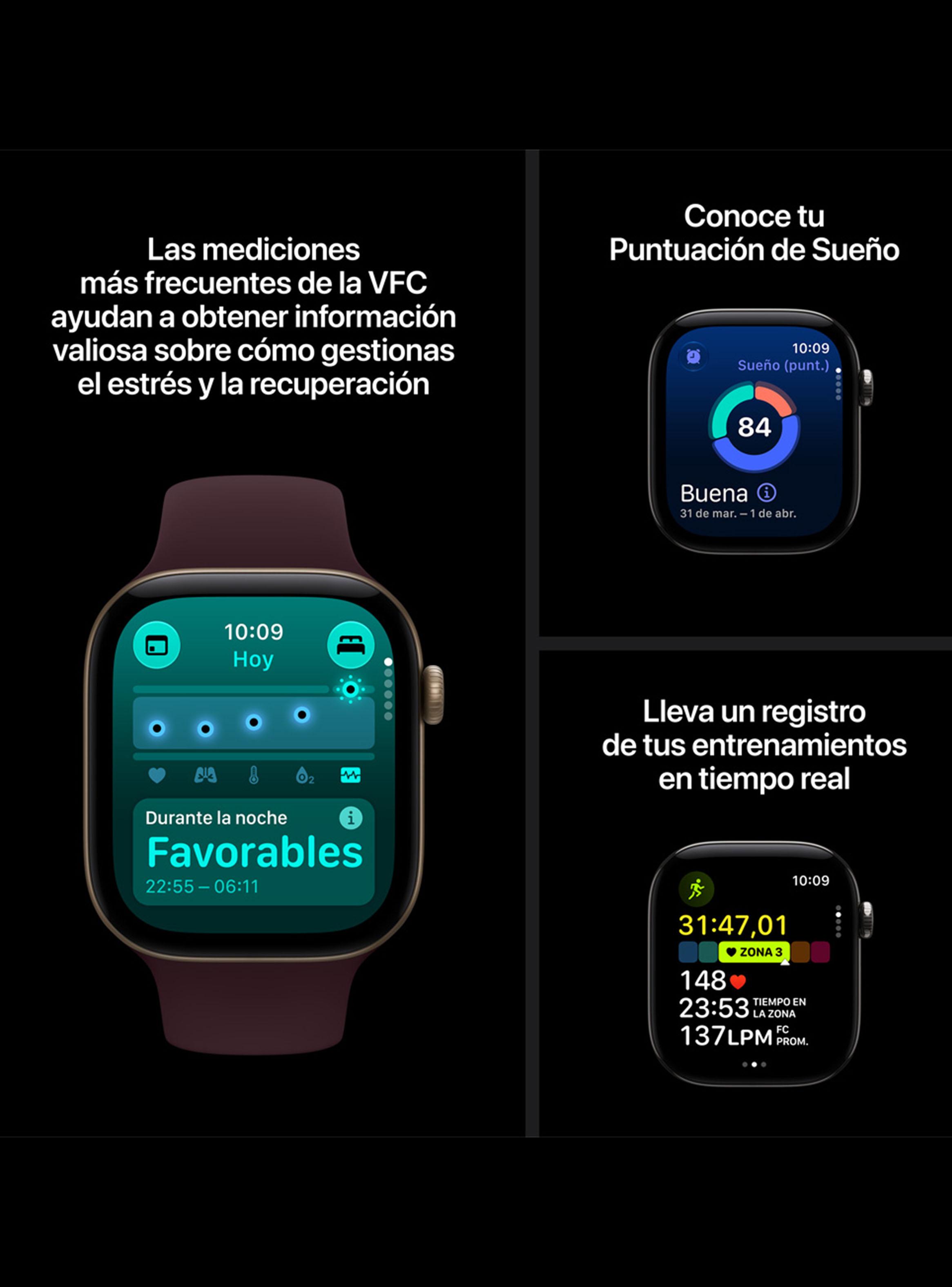 Apple Watch Series 12 GPS 46mm Negro Talla M/L-4