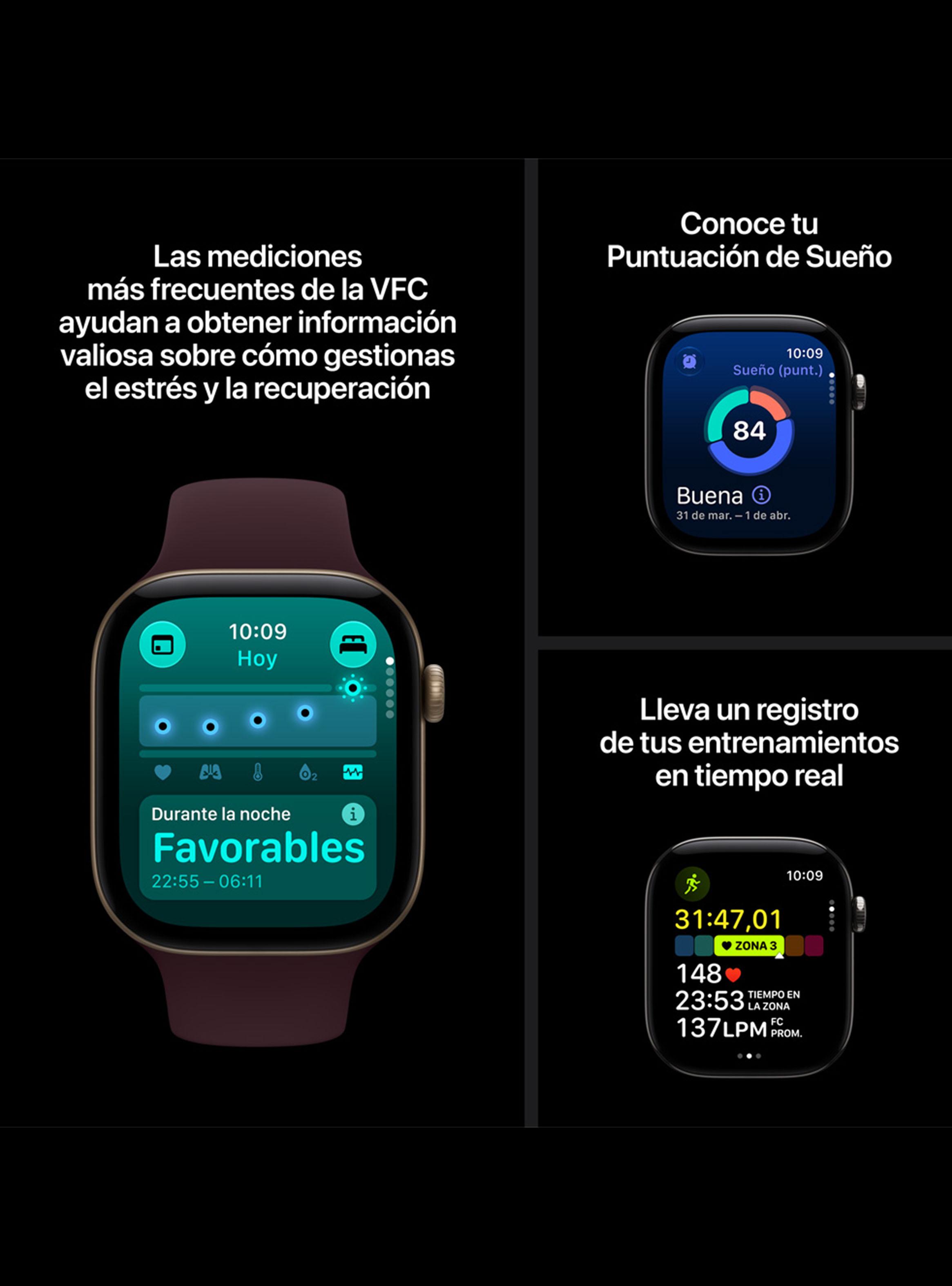 Apple Watch Series 12 GPS 42mm Gold Talla S/M-5