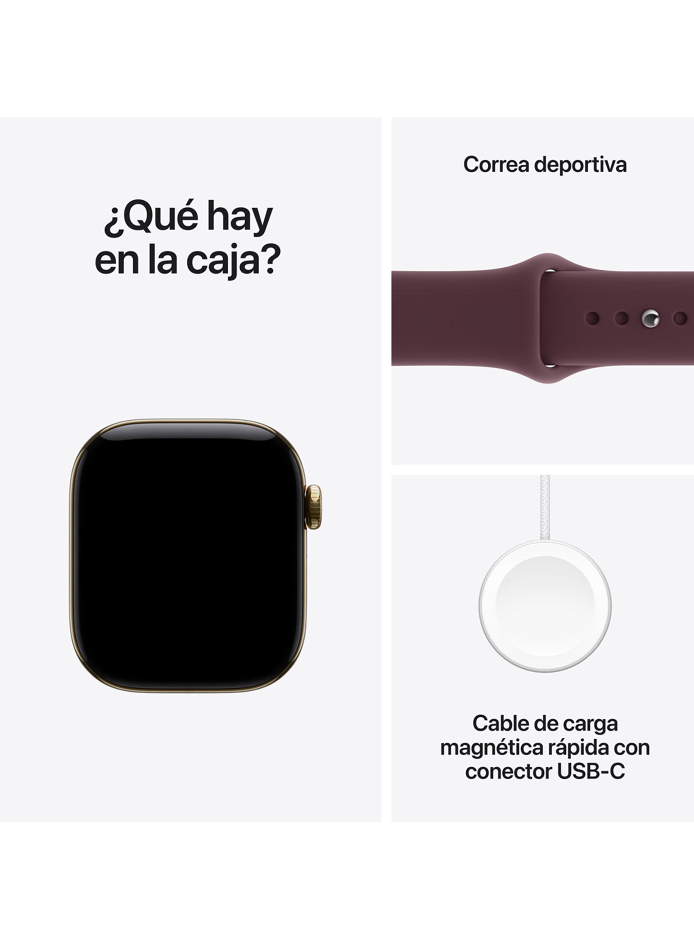 Apple Watch Series 12 GPS 42 mm Oro Talla M/L-2