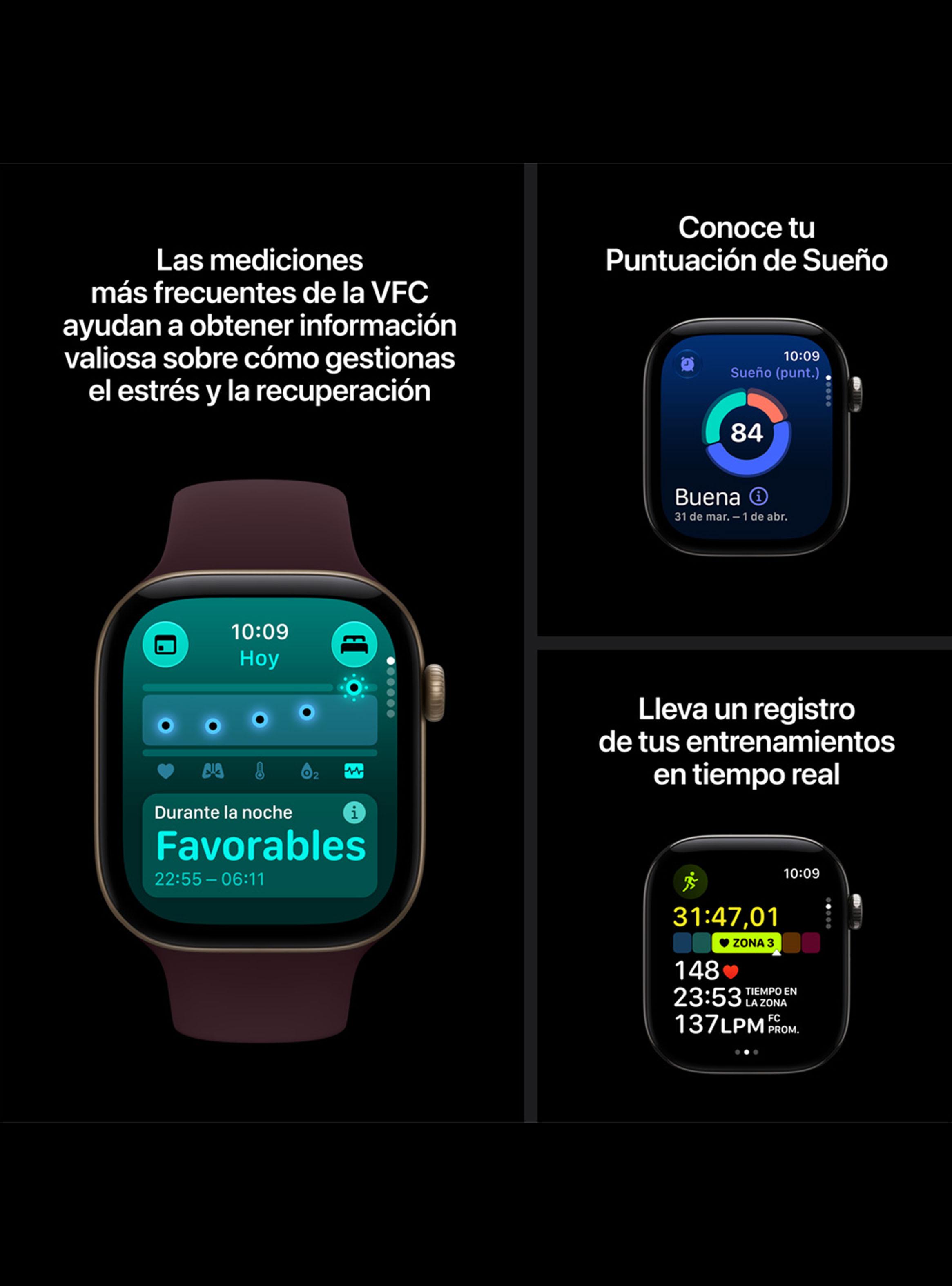 Apple Watch Series 12 GPS 42 mm Oro Talla M/L-3
