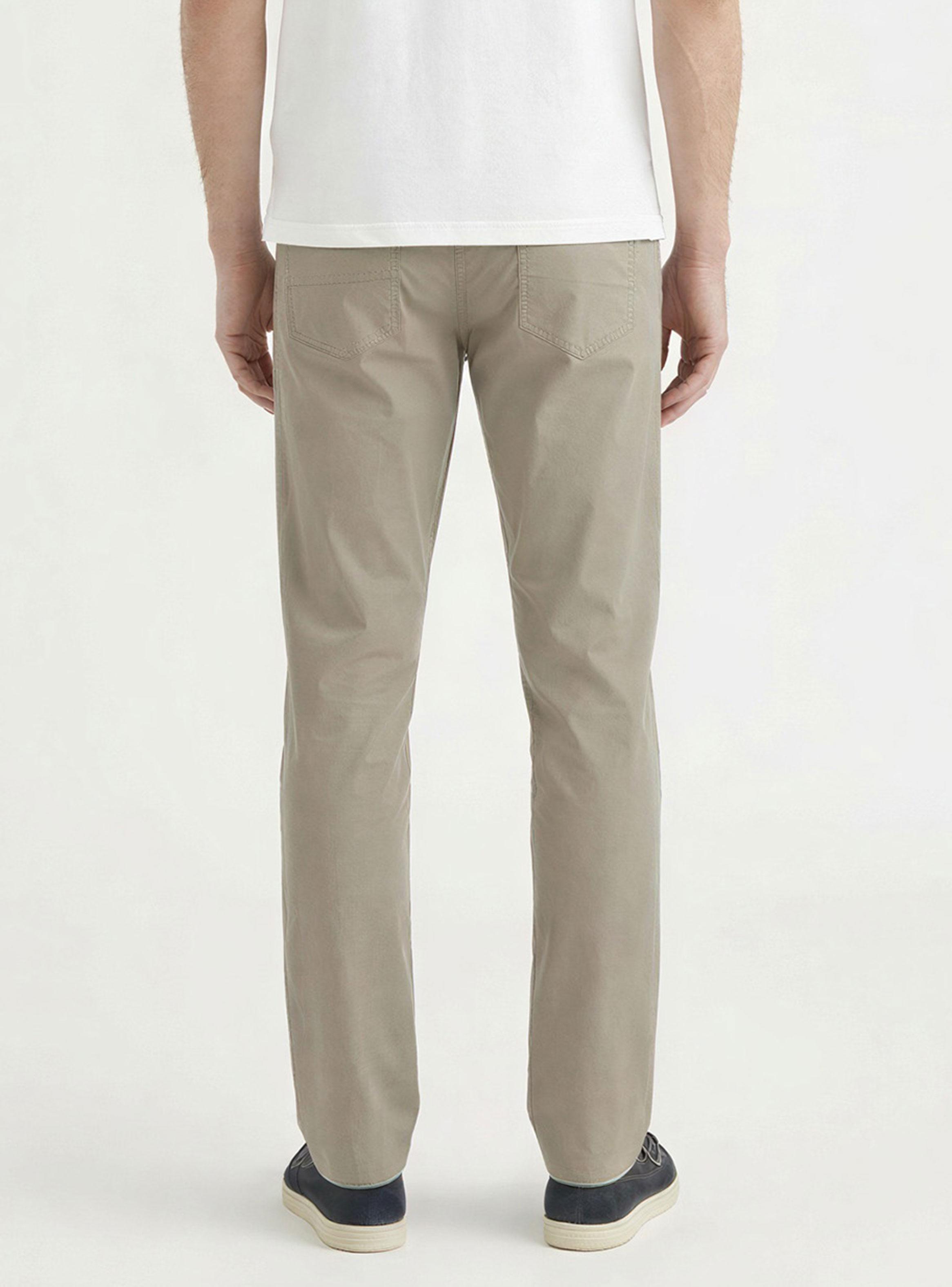 Pantalón Slim Fit Recto Tiro Medio-1