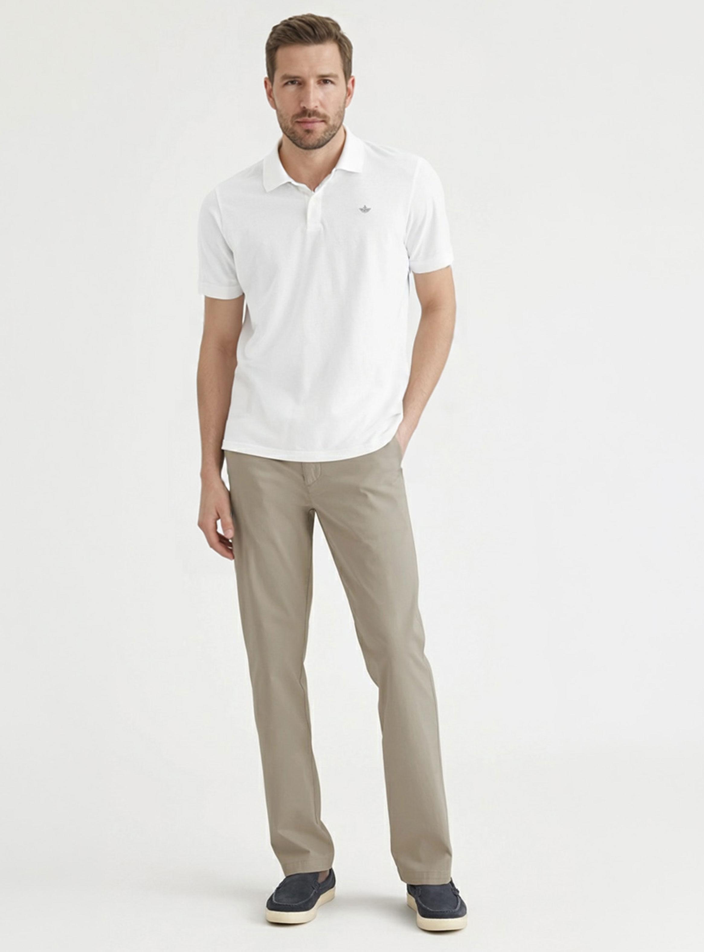 Pantalón Slim Fit Recto Tiro Medio-3