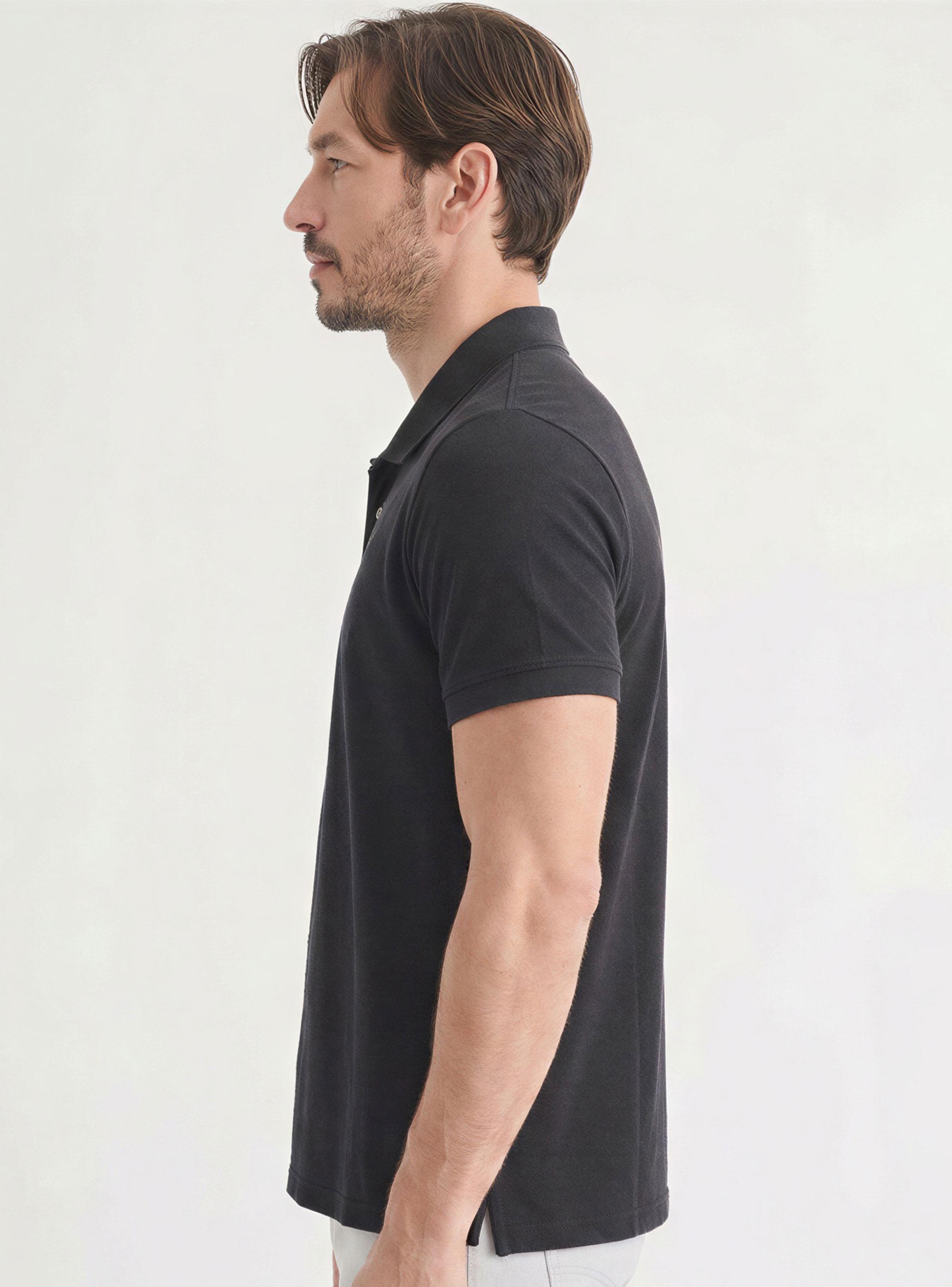 Polera Manga Corta Cuello Polo Pique-2