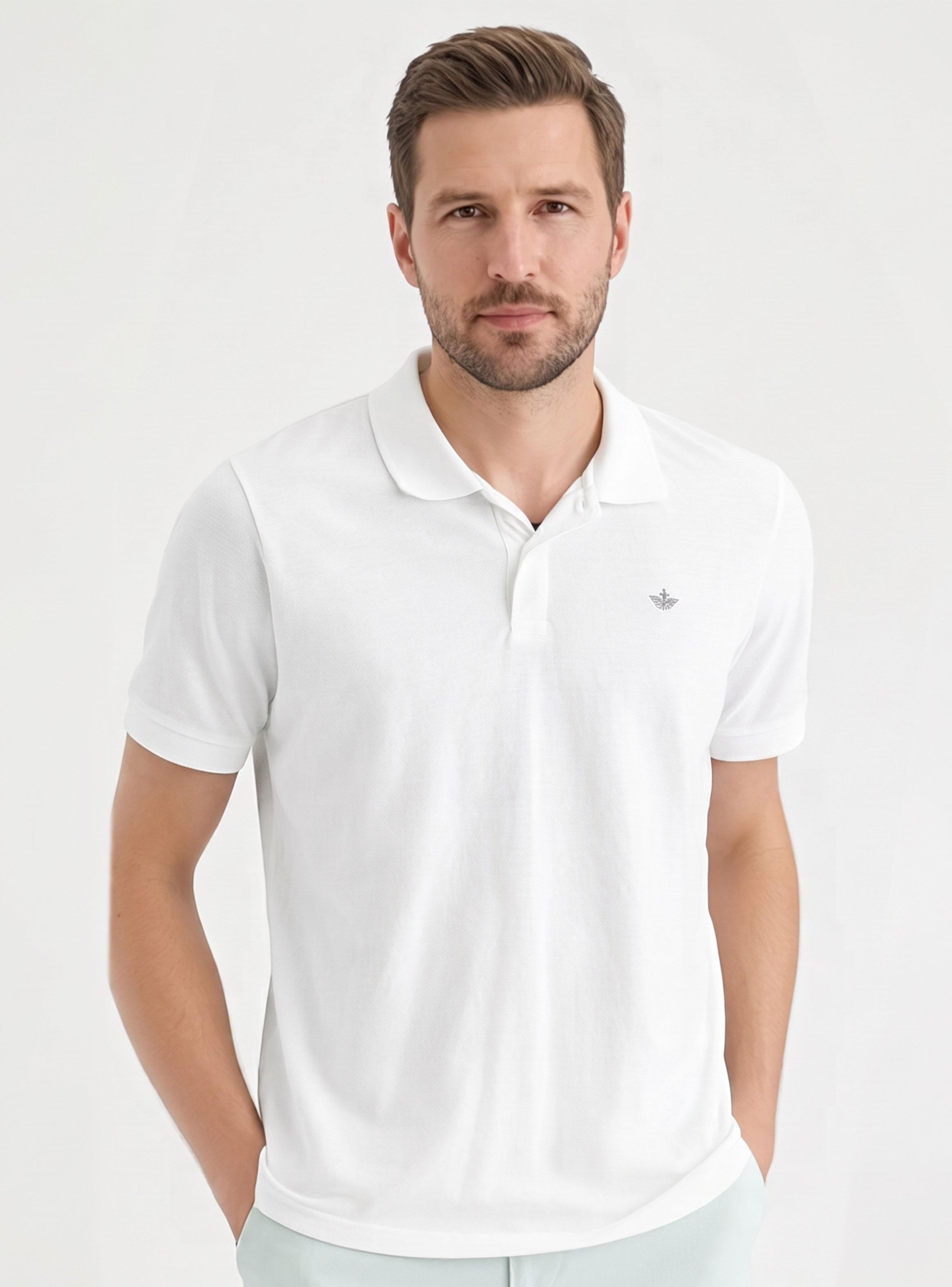 Polera Manga Corta Cuello Polo Pique Botones-0