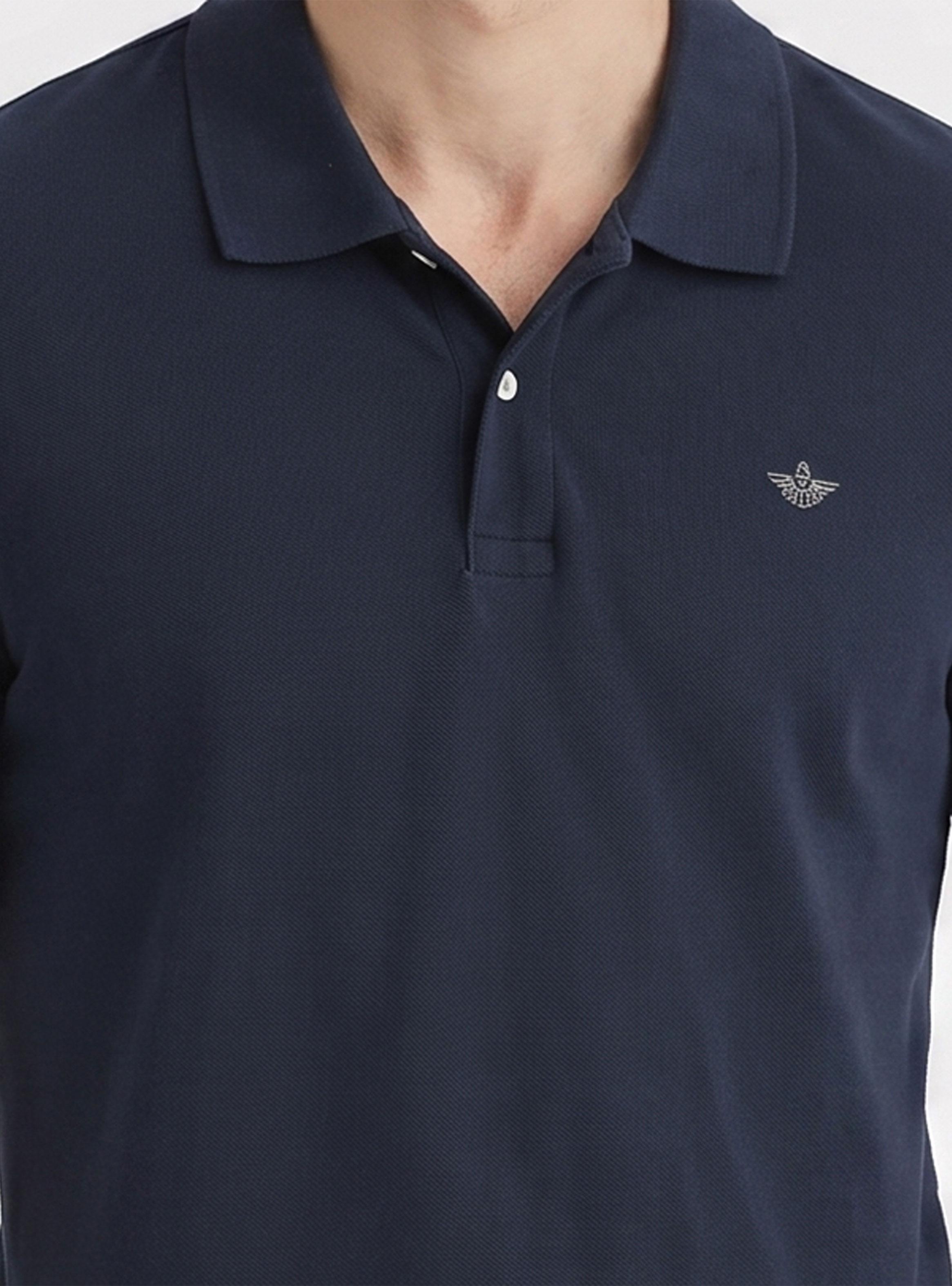 Polera Manga Corta Polo Pique Botones-3