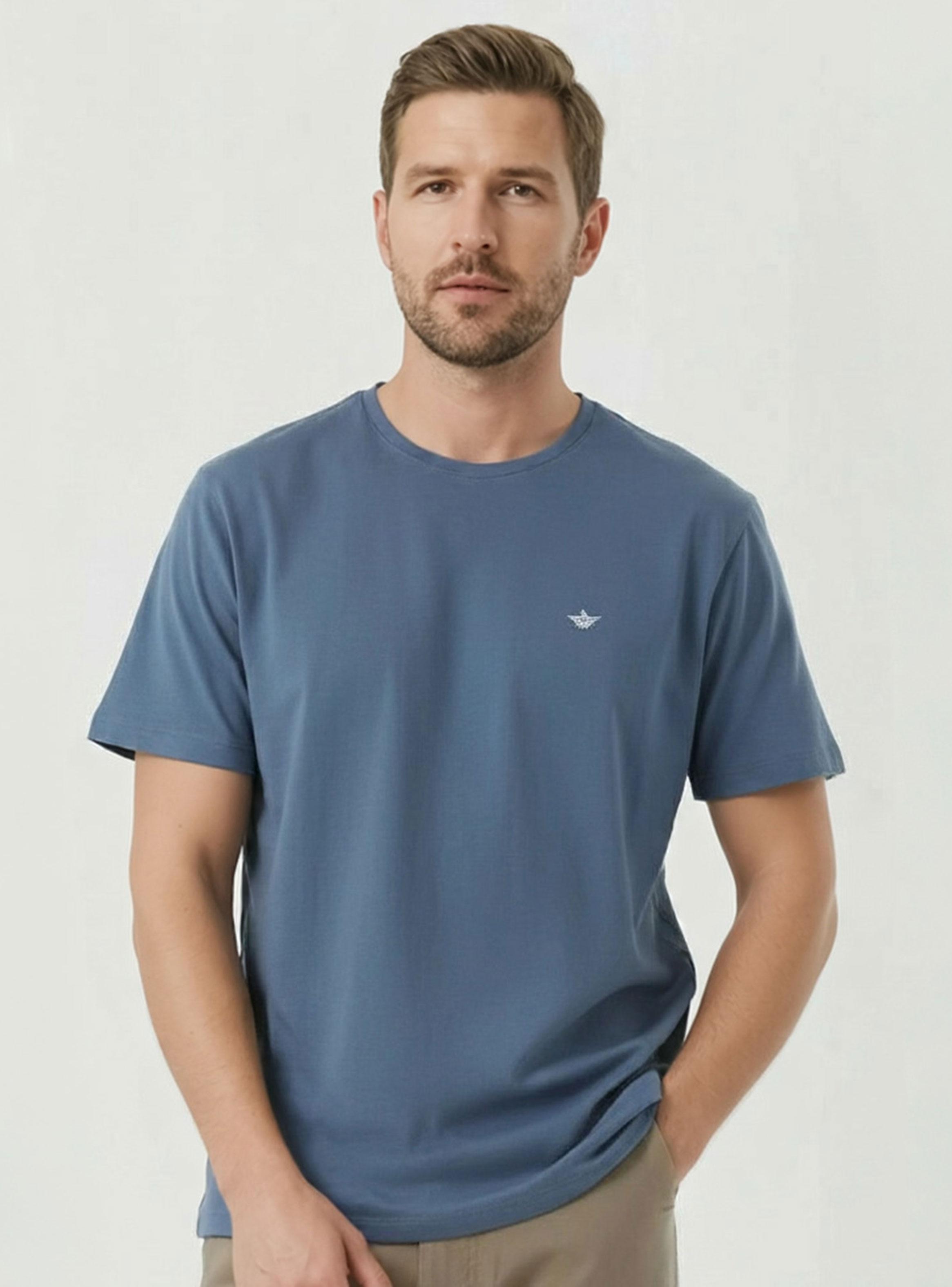 Polera Lisa Manga Corta Tee Crew-0