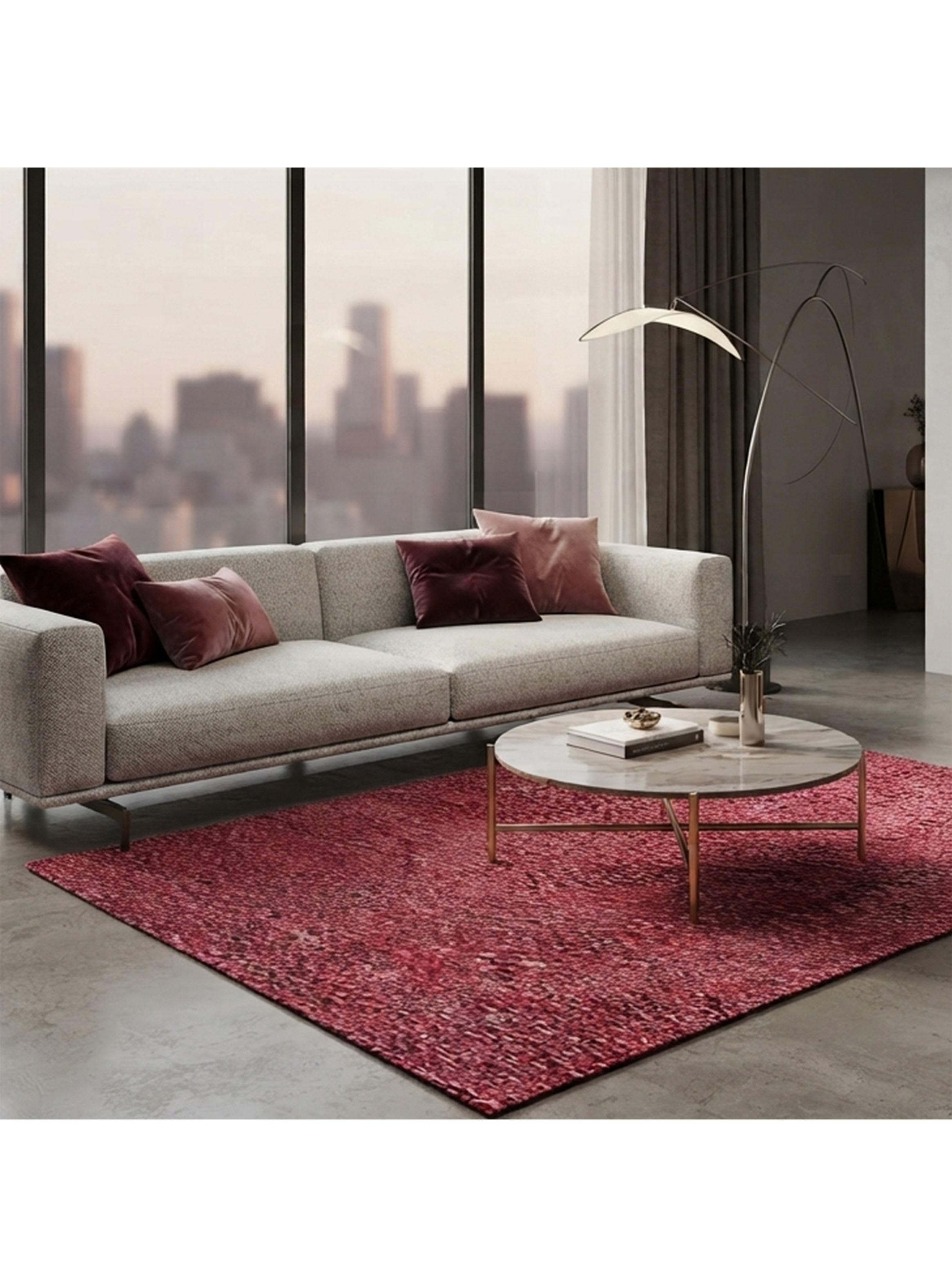 Alfombra Yute 160x235 Loom Red-2