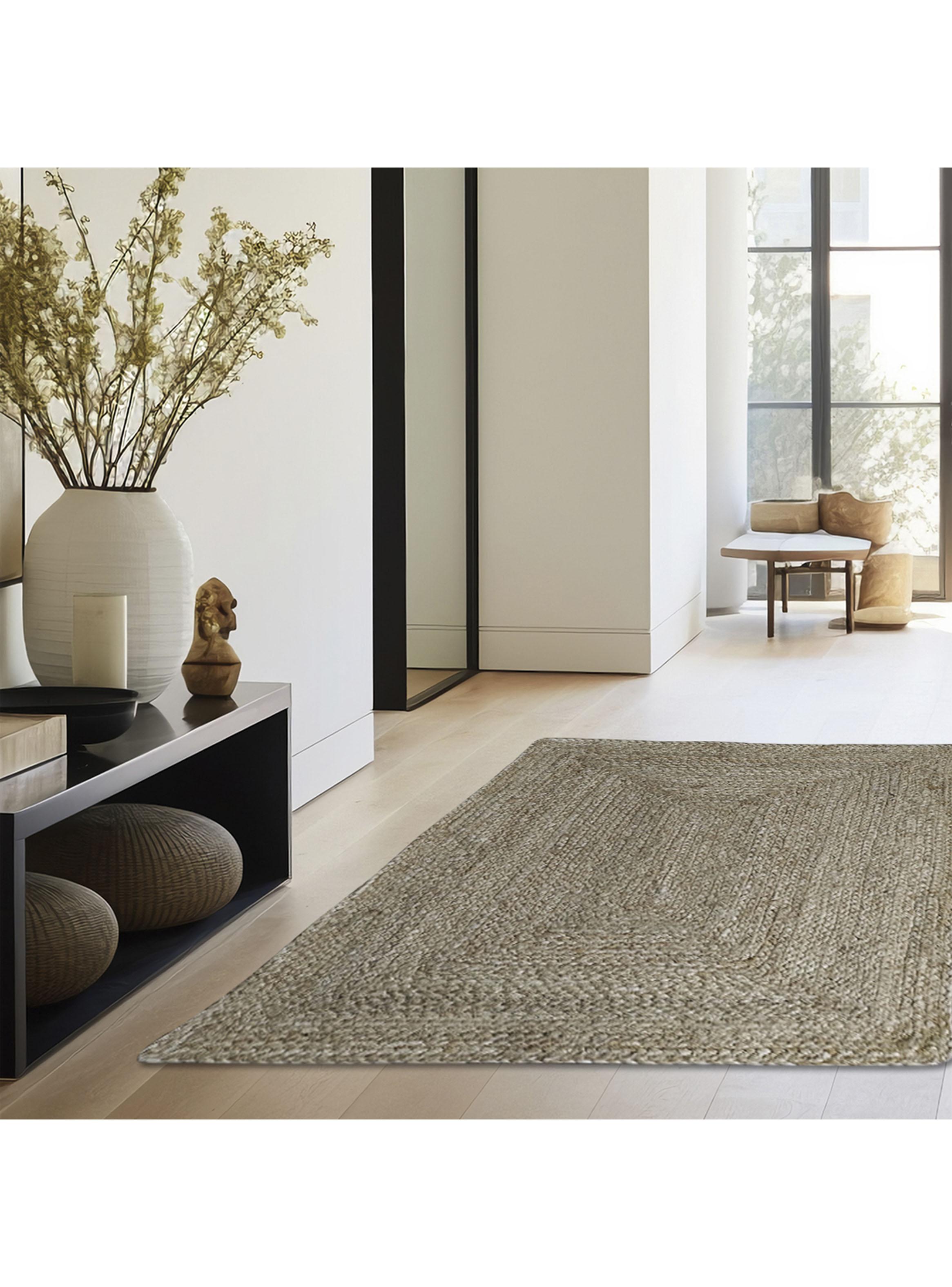Alfombra Yute 60x90 Braided Kaya Gris-2
