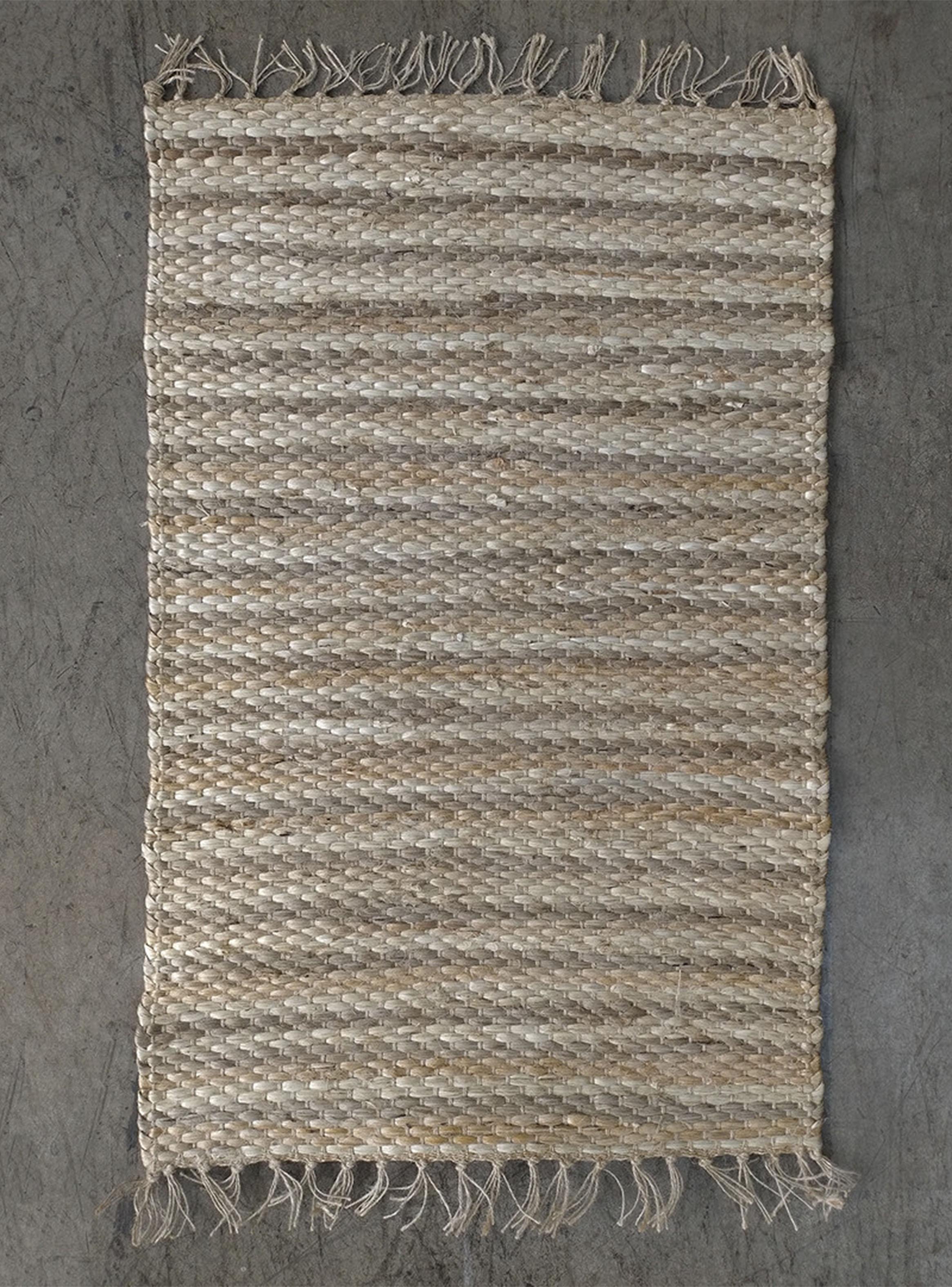 Alfombra Yute 60x90 Braided Kaya Gris-0