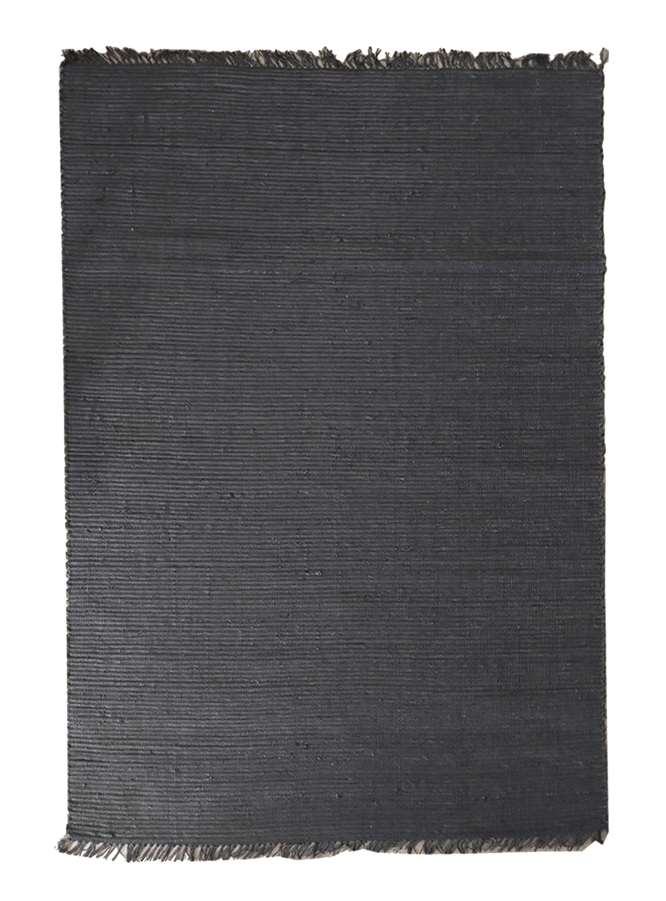 Alfombra Yute 70x200 Bombay Negro-0