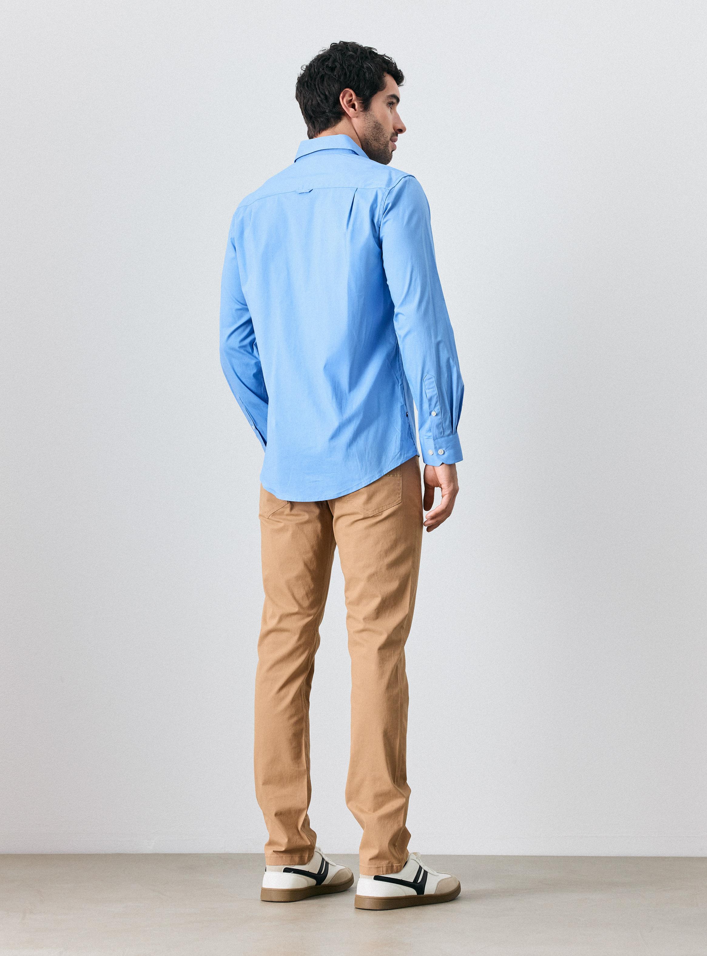 Camisa Pop Lin Colores Lisos-5