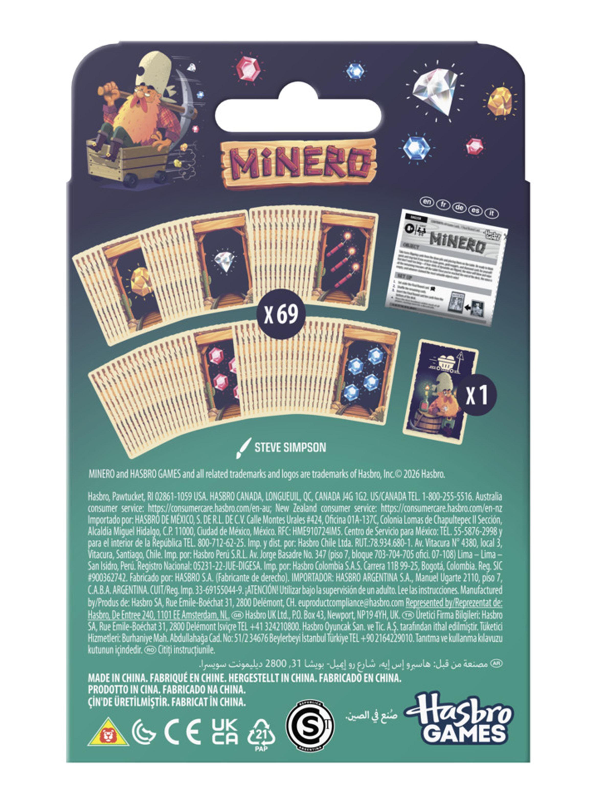 Juego de Cartas Minero-1