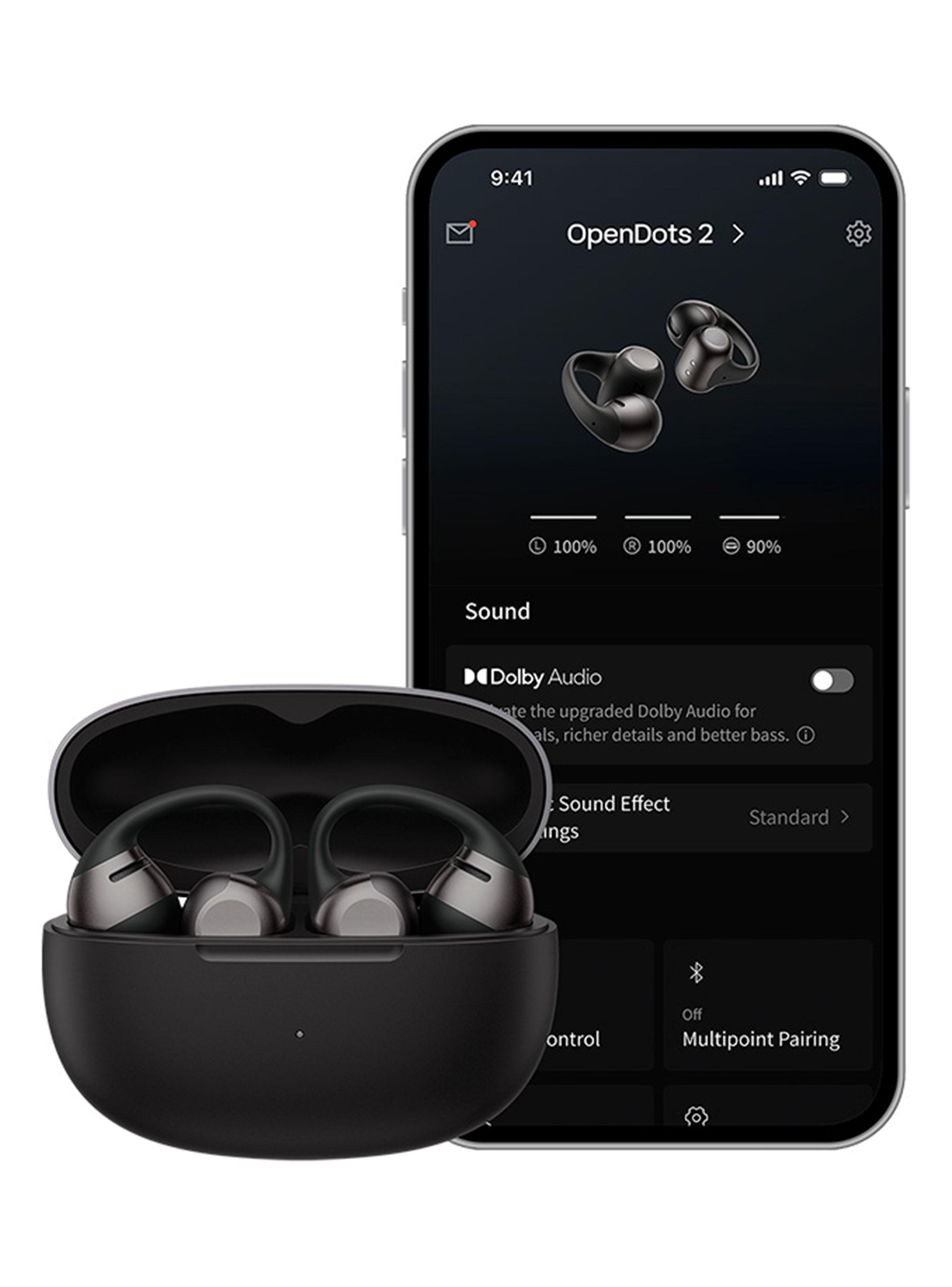 Audífonos Bluetooth Opendots 2 Negro-3