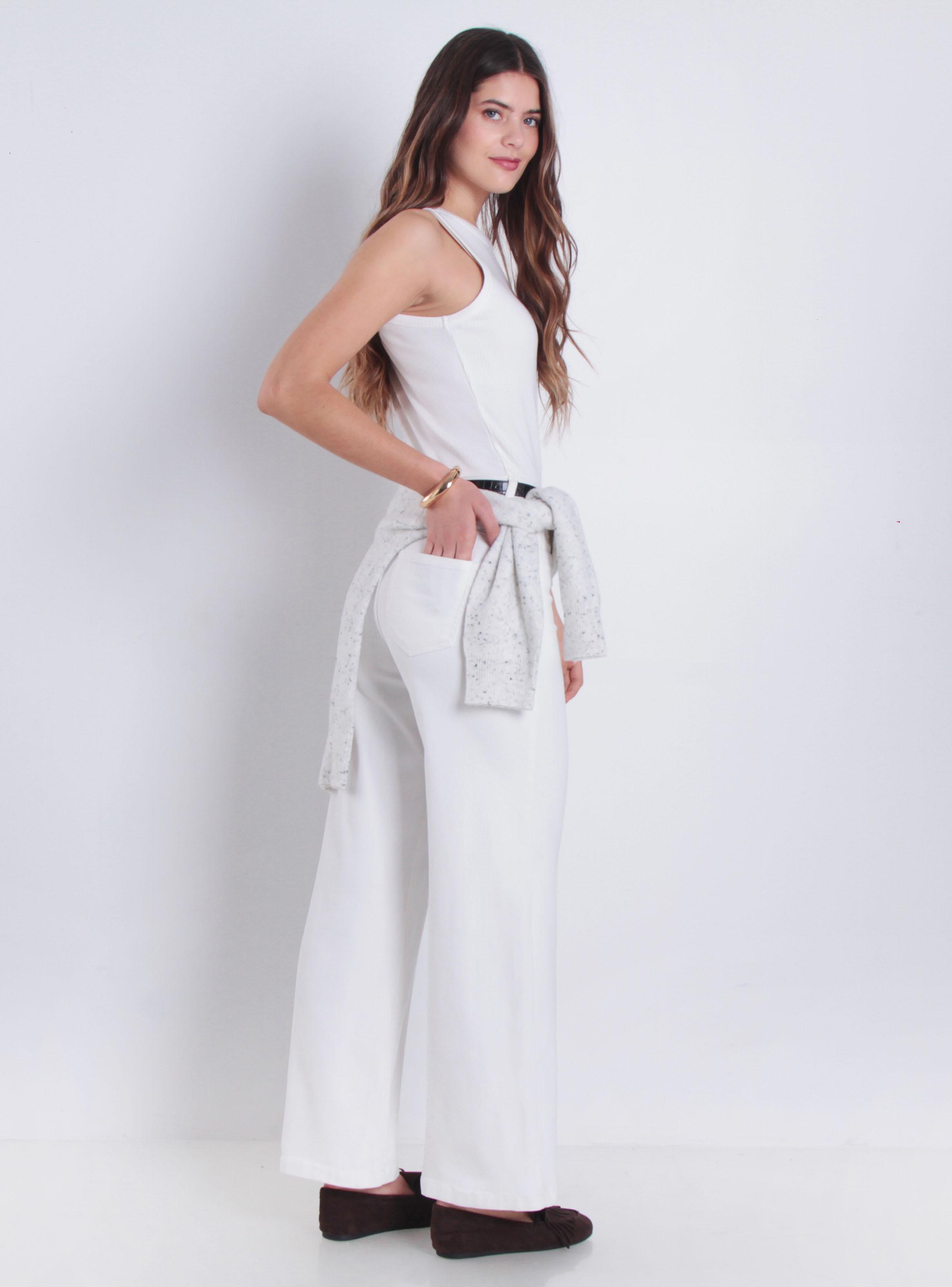 Jeans Wide Leg Pinza Costado Secret-4
