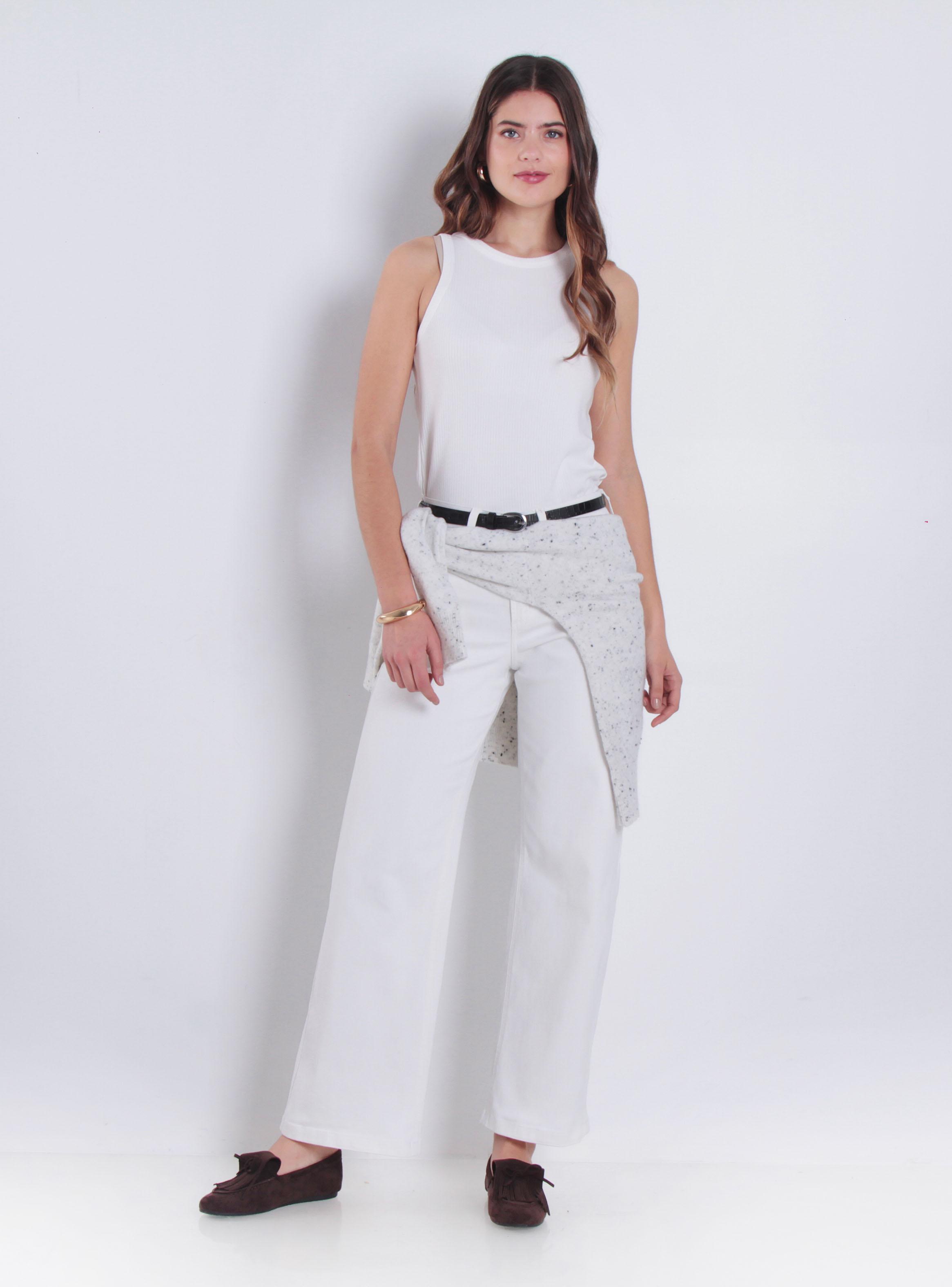 Jeans Wide Leg Pinza Costado Secret-3