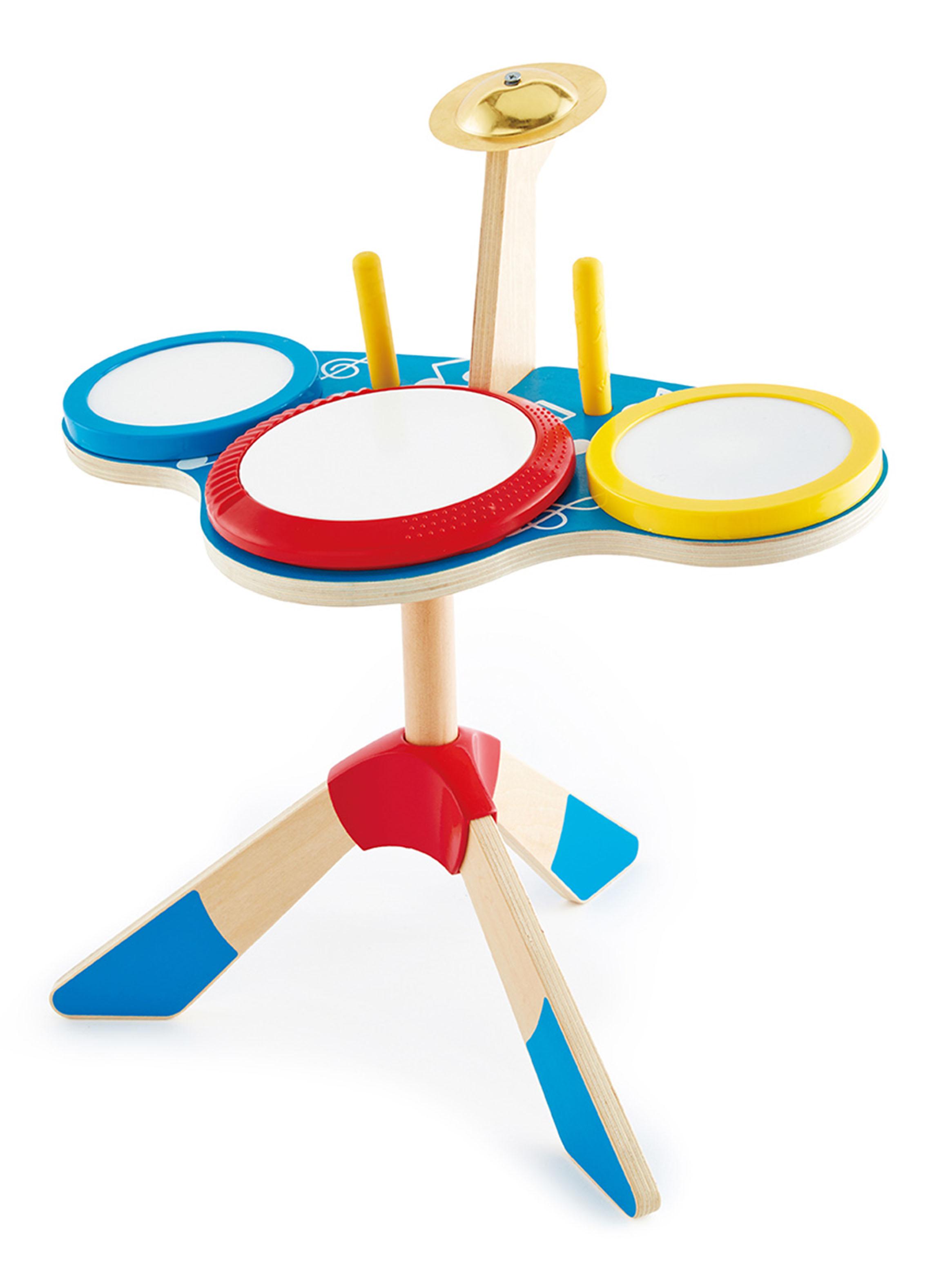 Batería Musical Tricolor Madera-0