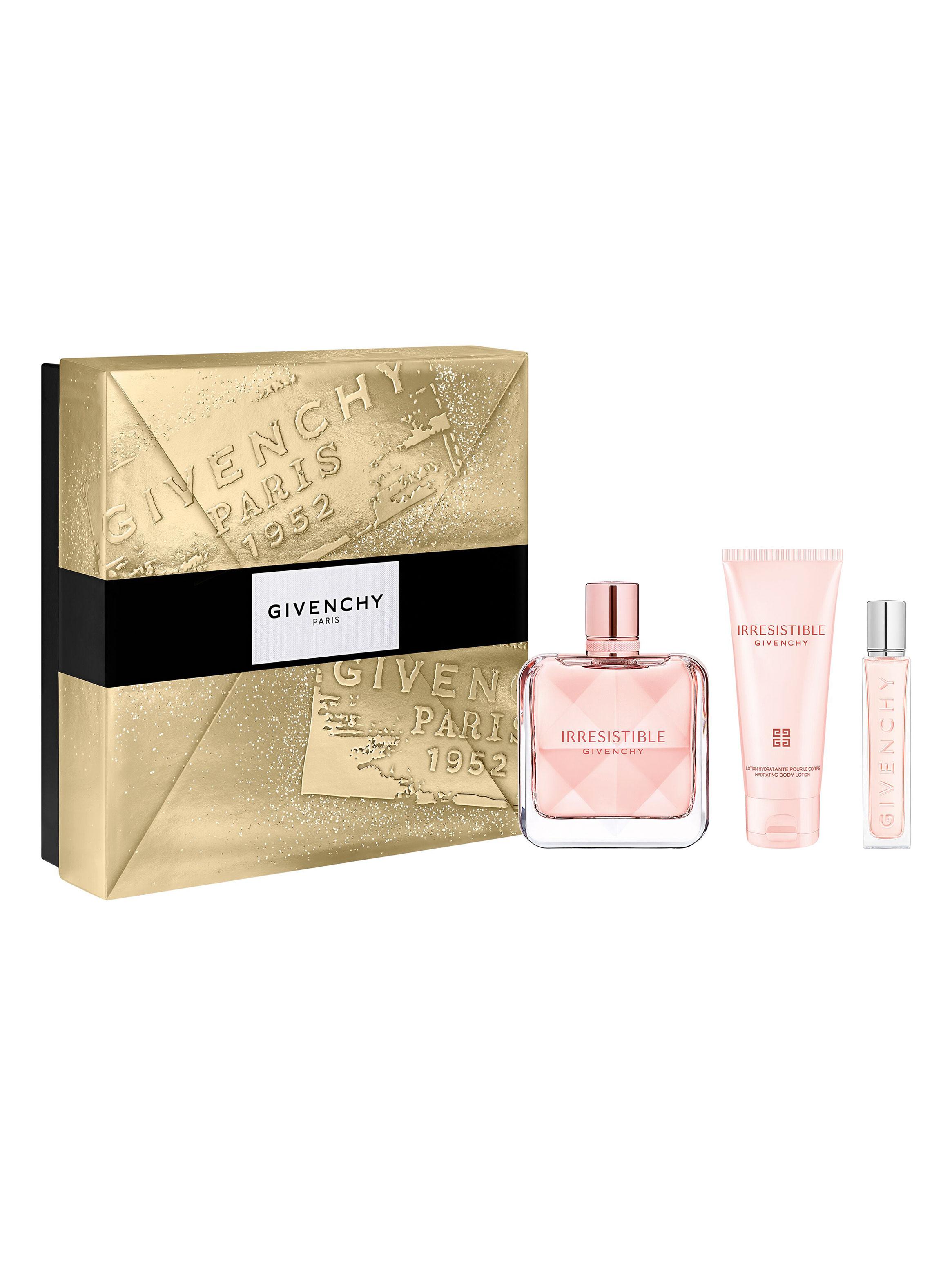 Set Perfume Irresistible EDP Mujer 80 ml + Crema Corporal 75 ml + Travel size 10 ml-0