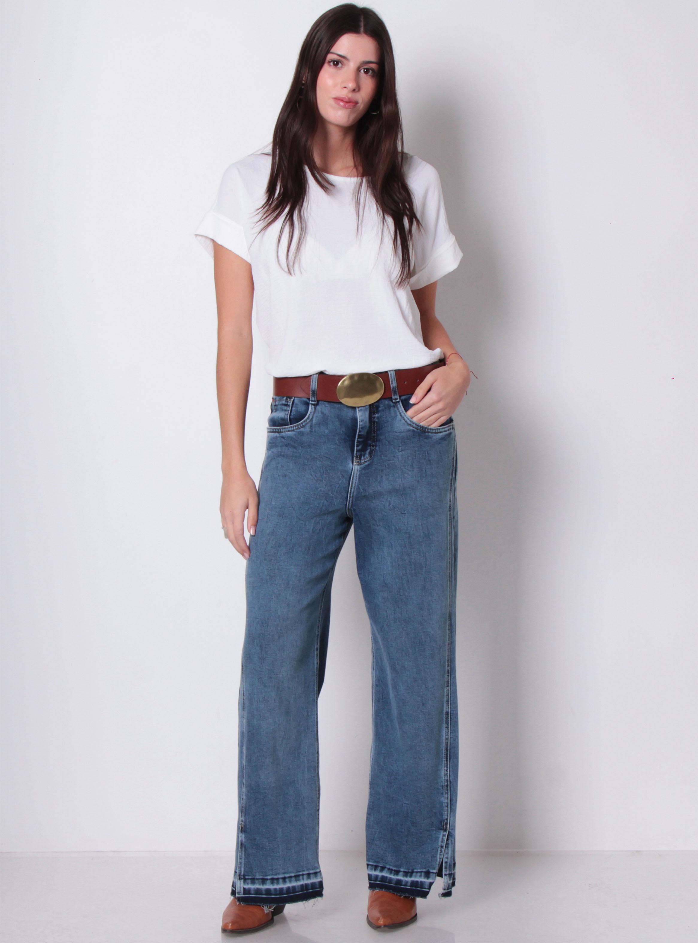 Blusa Escote Redondo Manga Corta-3